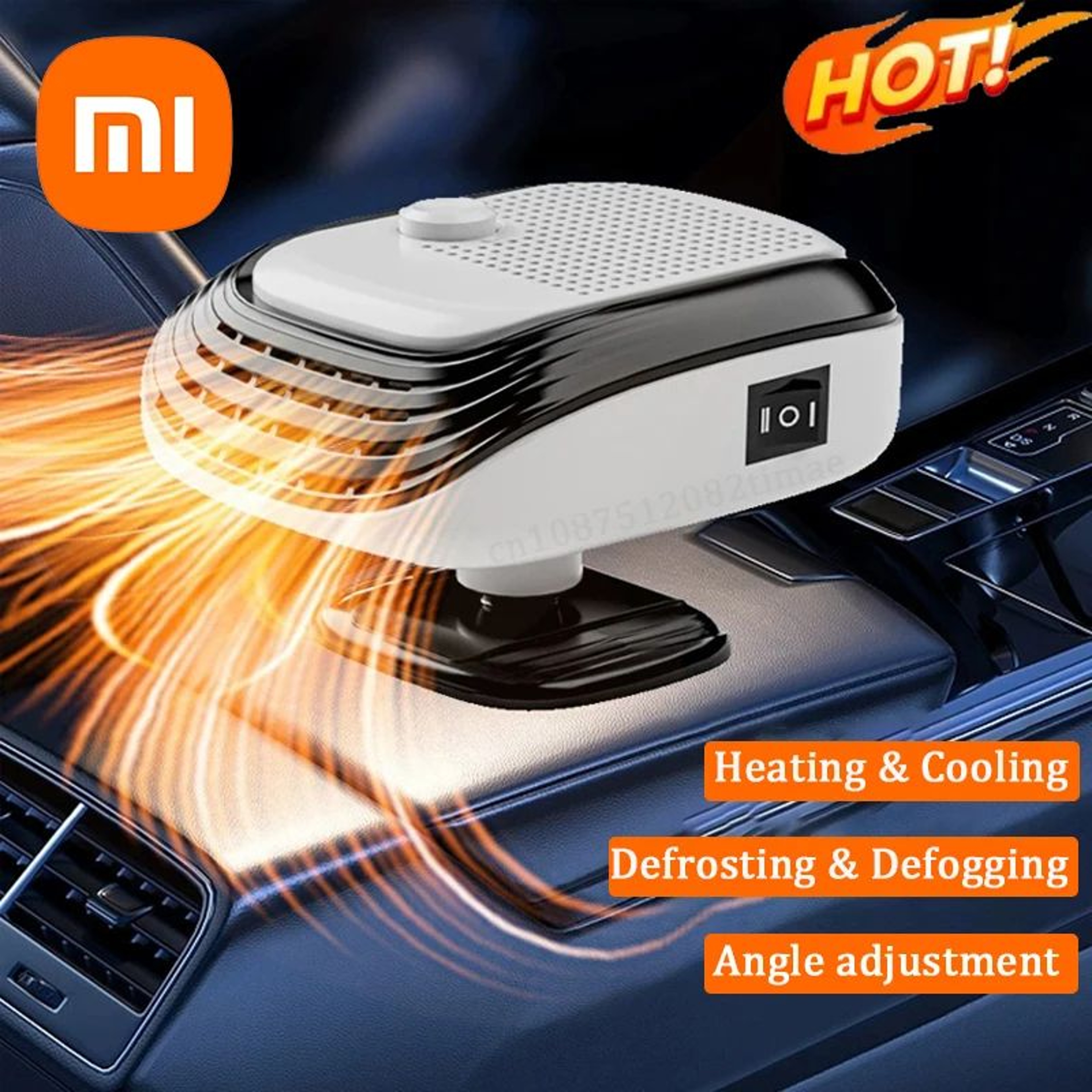 Xiaomi Portable 12V24V Car Heater Fan  150W Windshield Defogger  Winter Cabin Warmer 0