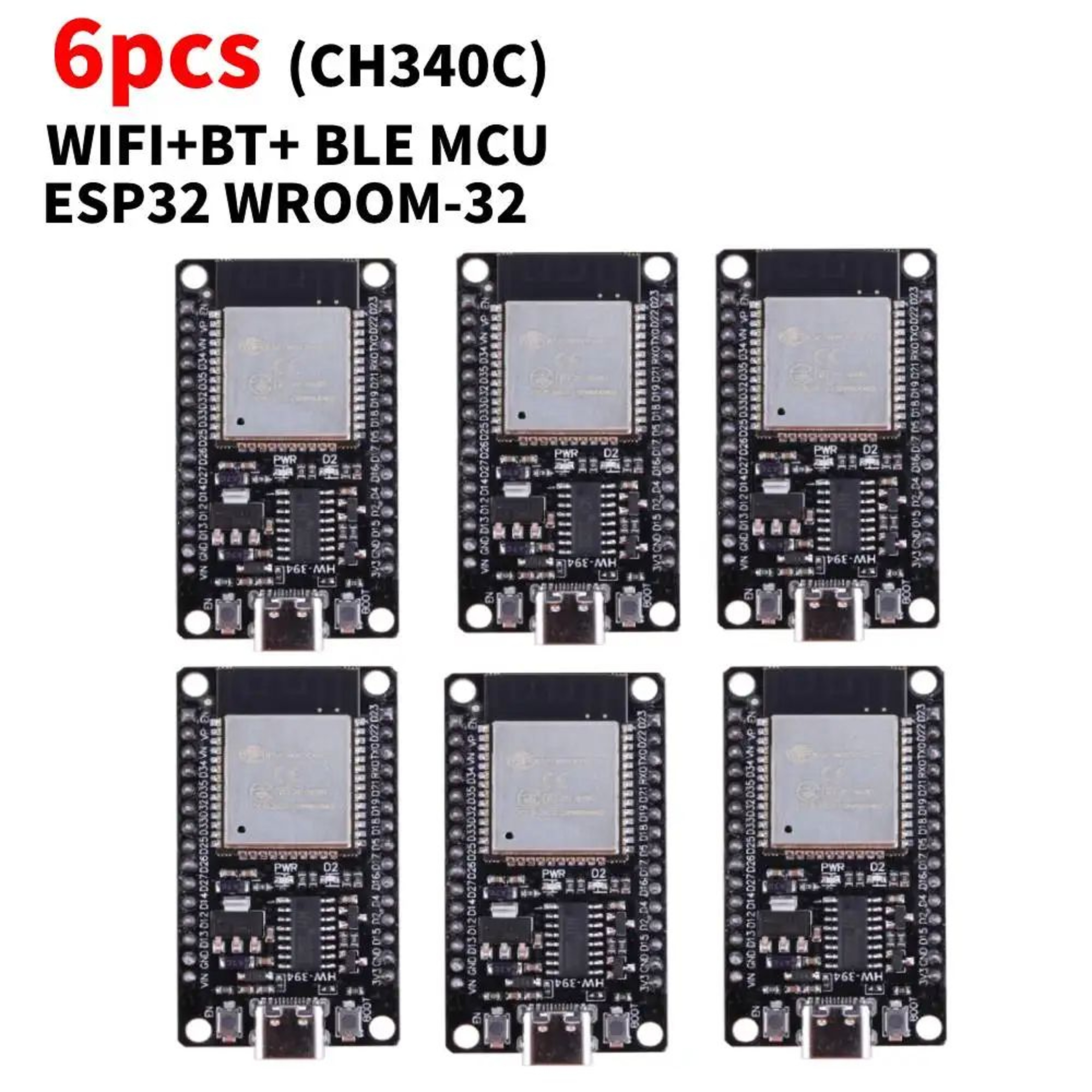 ESP32 WROOM32 Wireless Development Board With USBC  Dual Connectivity 11