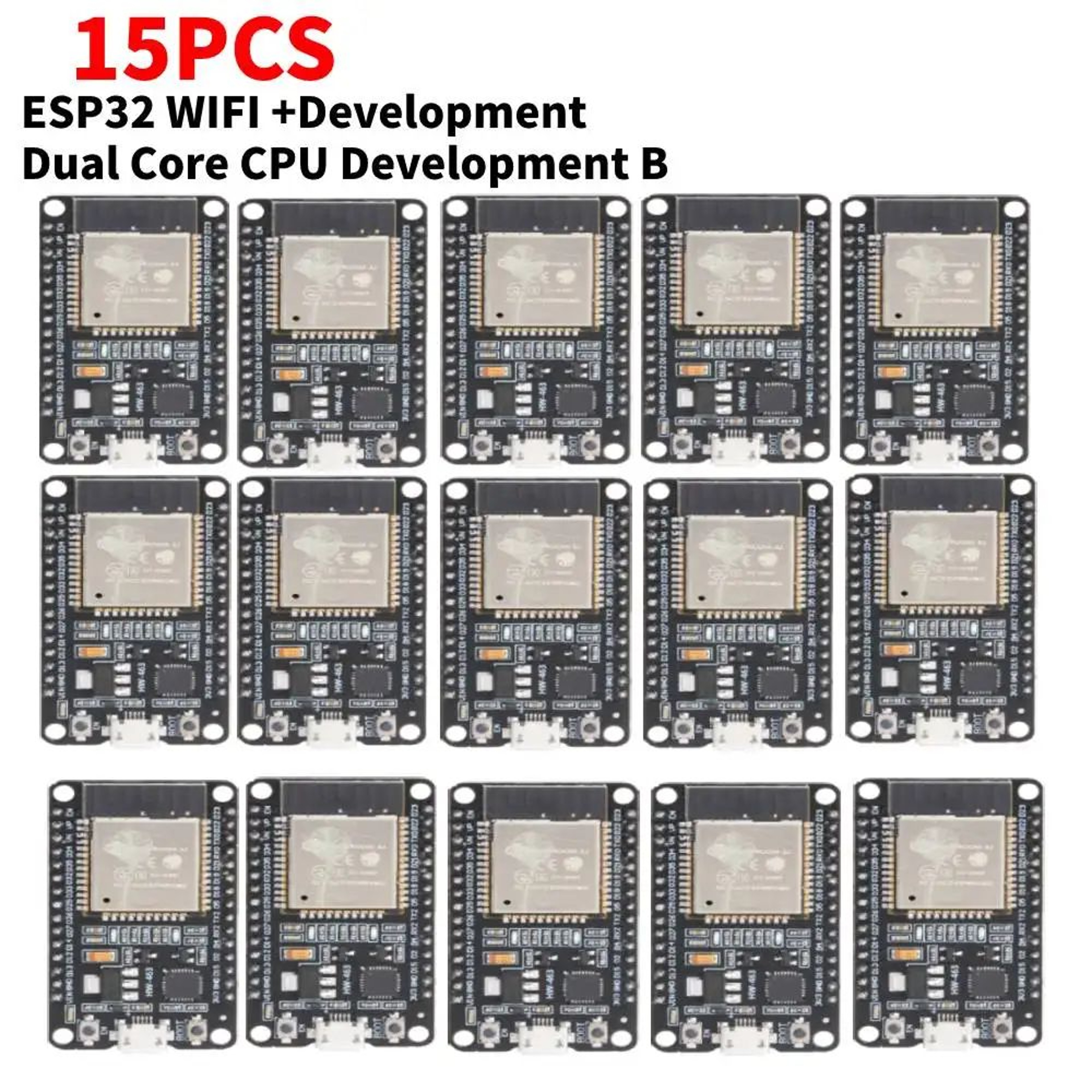 ESP32 WROOM32 Wireless Development Board With USBC  Dual Connectivity 24