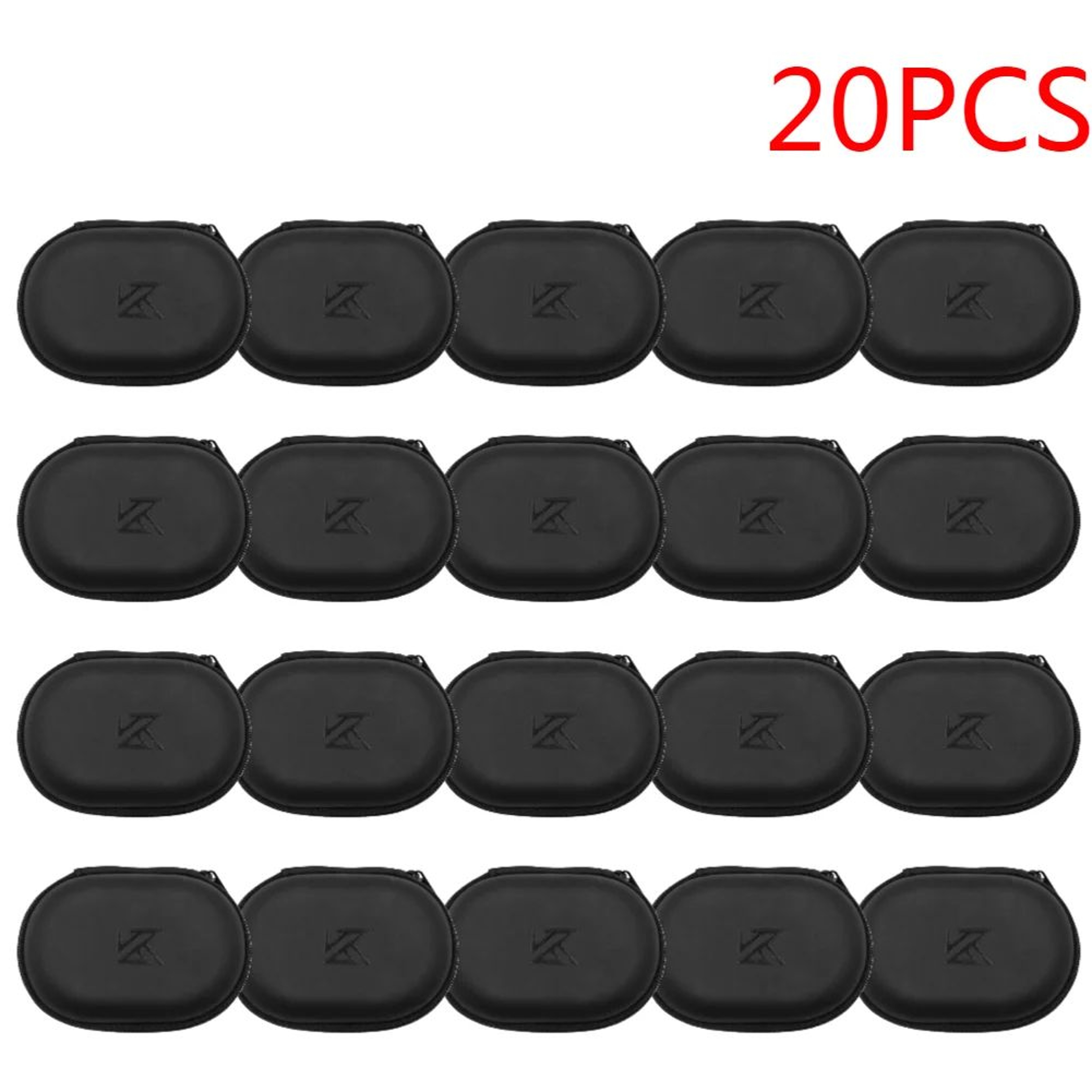 PU Zipper Earphone Storage Case  Portable Headphone Organizer For KZ Earphones 15