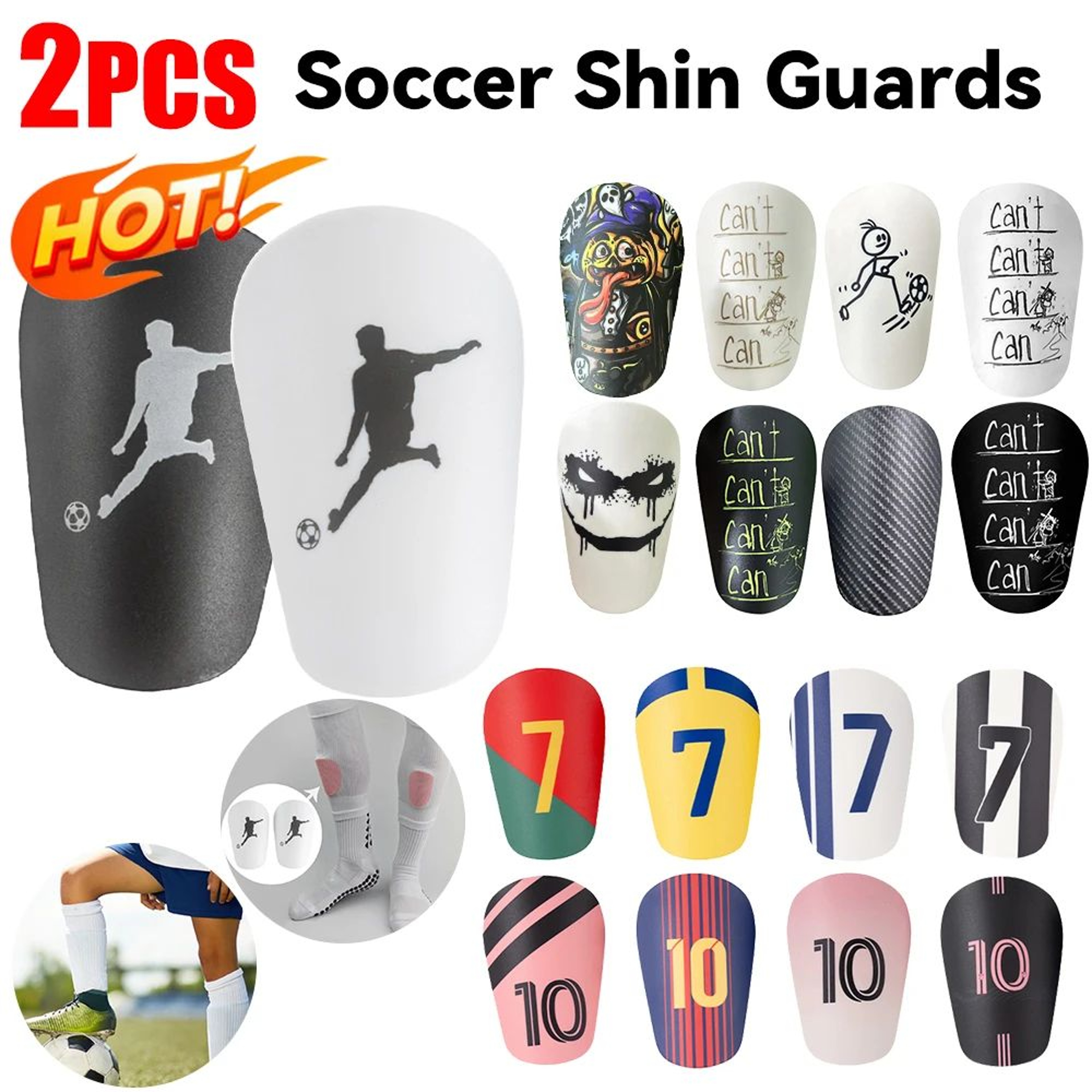 Mini Soccer Shin Guards  Extra Small Lightweight Shin Pads For Kids  Adults 0