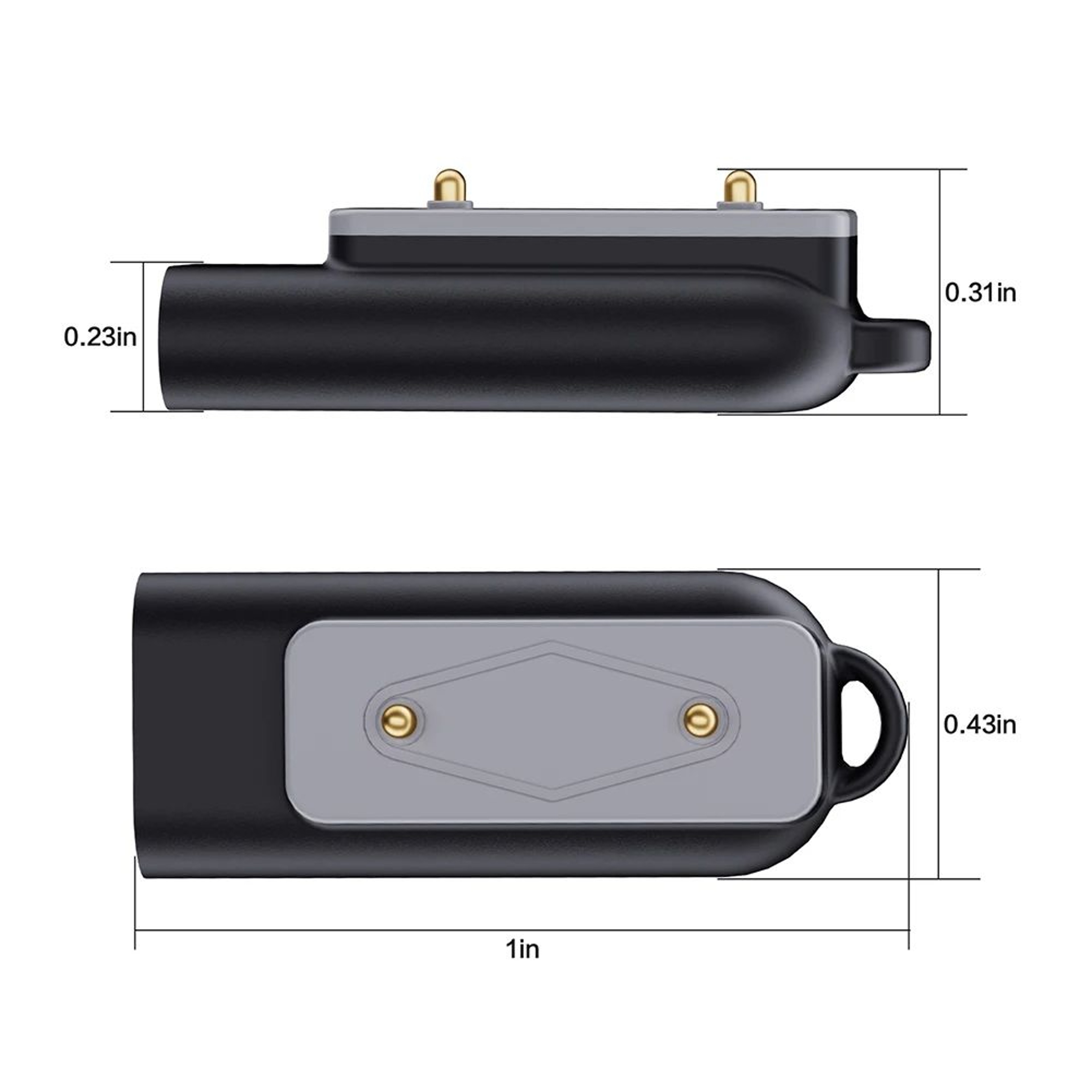 RightAngle USBC Watch Charger Adapter For Samsung Galaxy Fit  Huawei Watch Fit 5