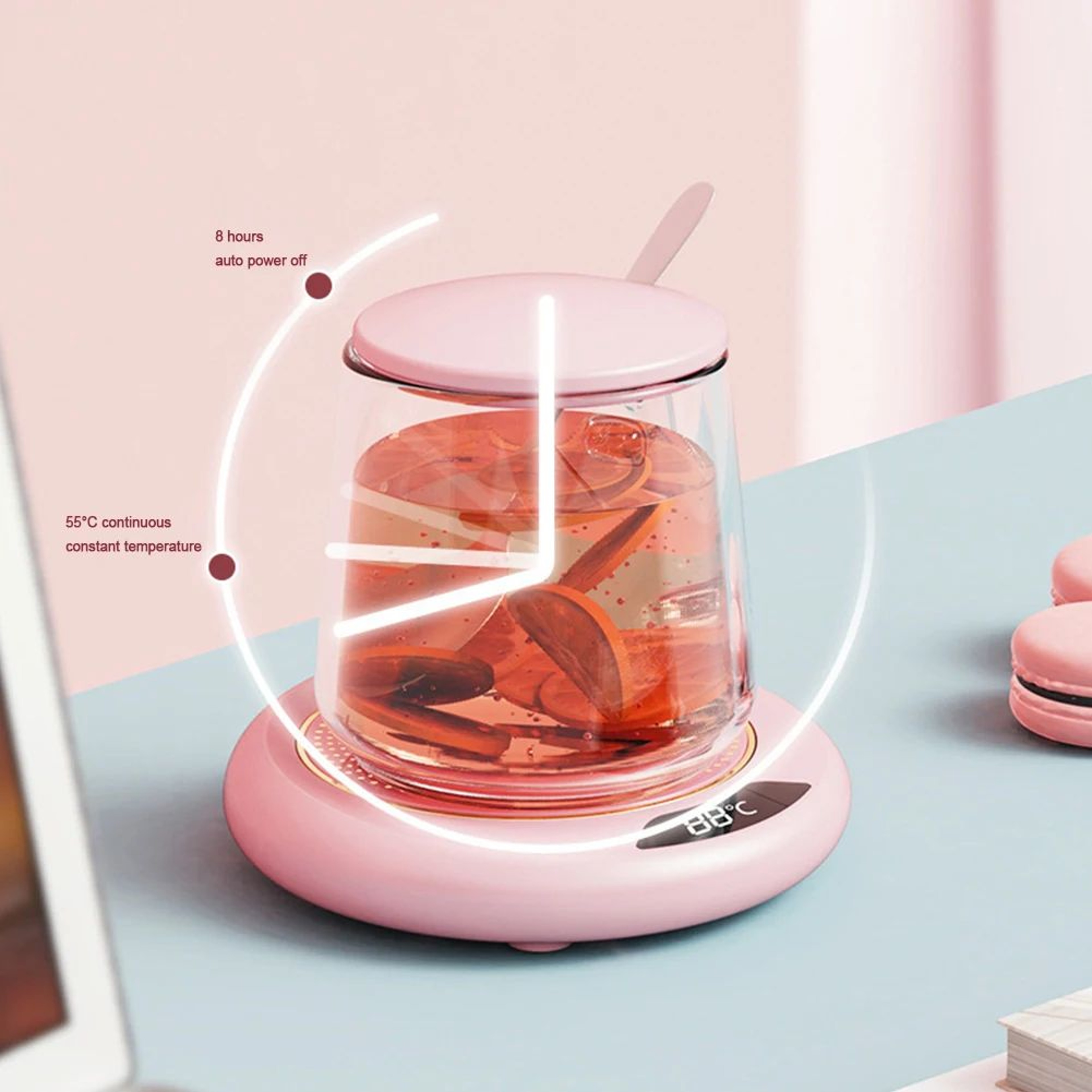 Smart USB Coffee Cup Warmer With 3Level Temperature Control 1