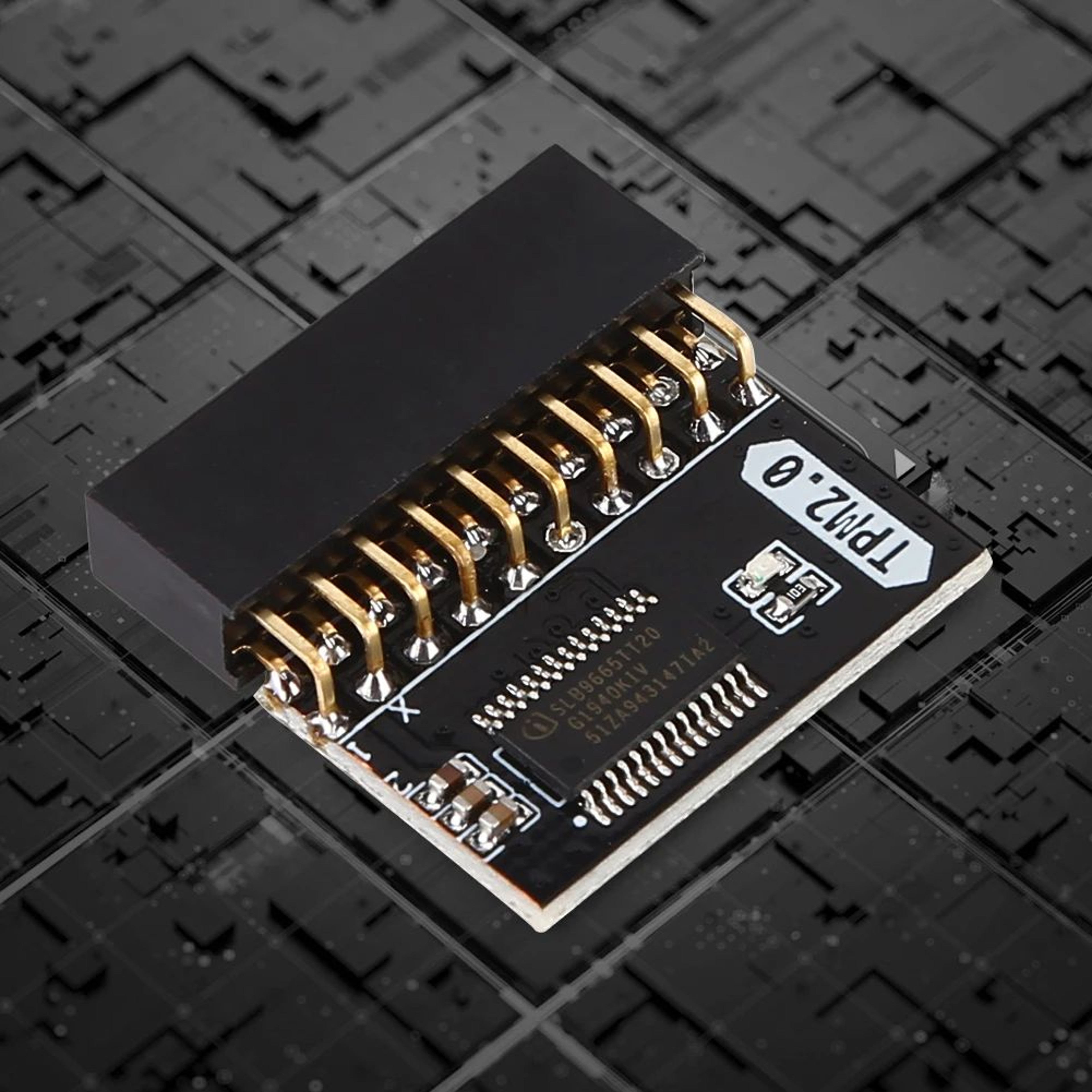 TPM 20 Security Module Board For ASUS  Gigabyte Motherboards  LPC 20Pin Hardware Encryption For Win 1