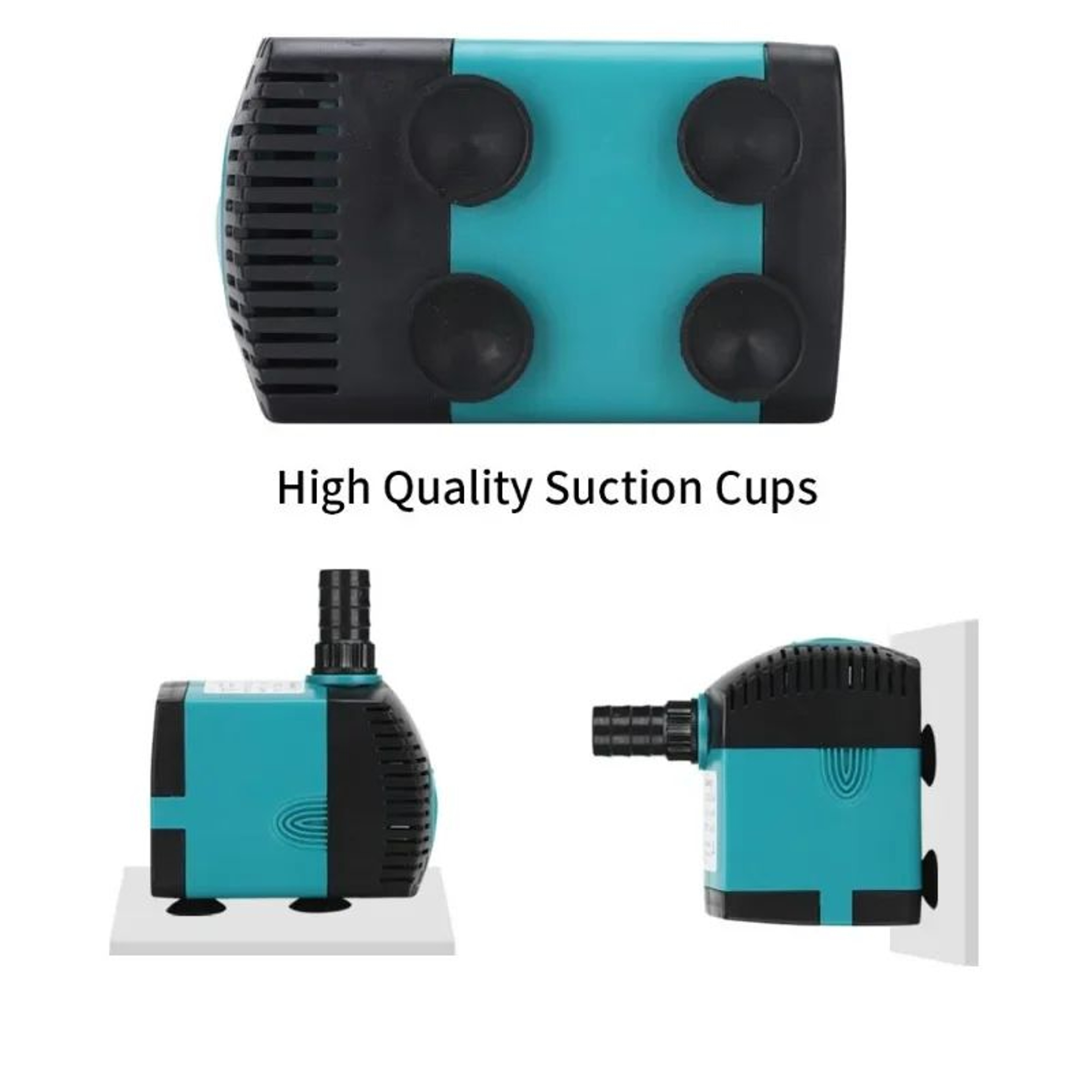 UltraQuiet Submersible Aquarium Water Pump With Filter 3W25W 4