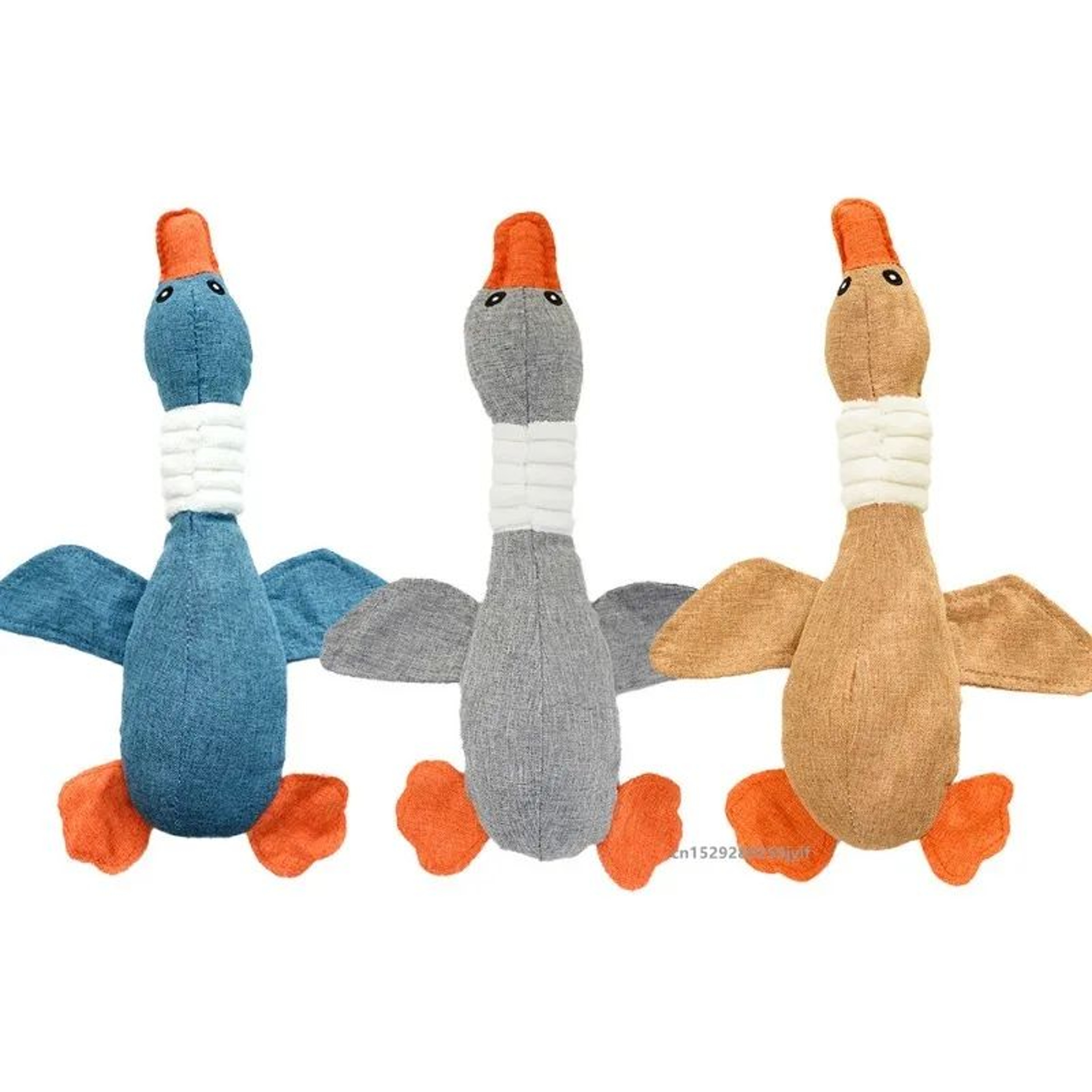 Wild Goose Squeaky Dog  Cat Chew Toy  BiteResistant Teeth Cleaning Interactive Pet Toy 3