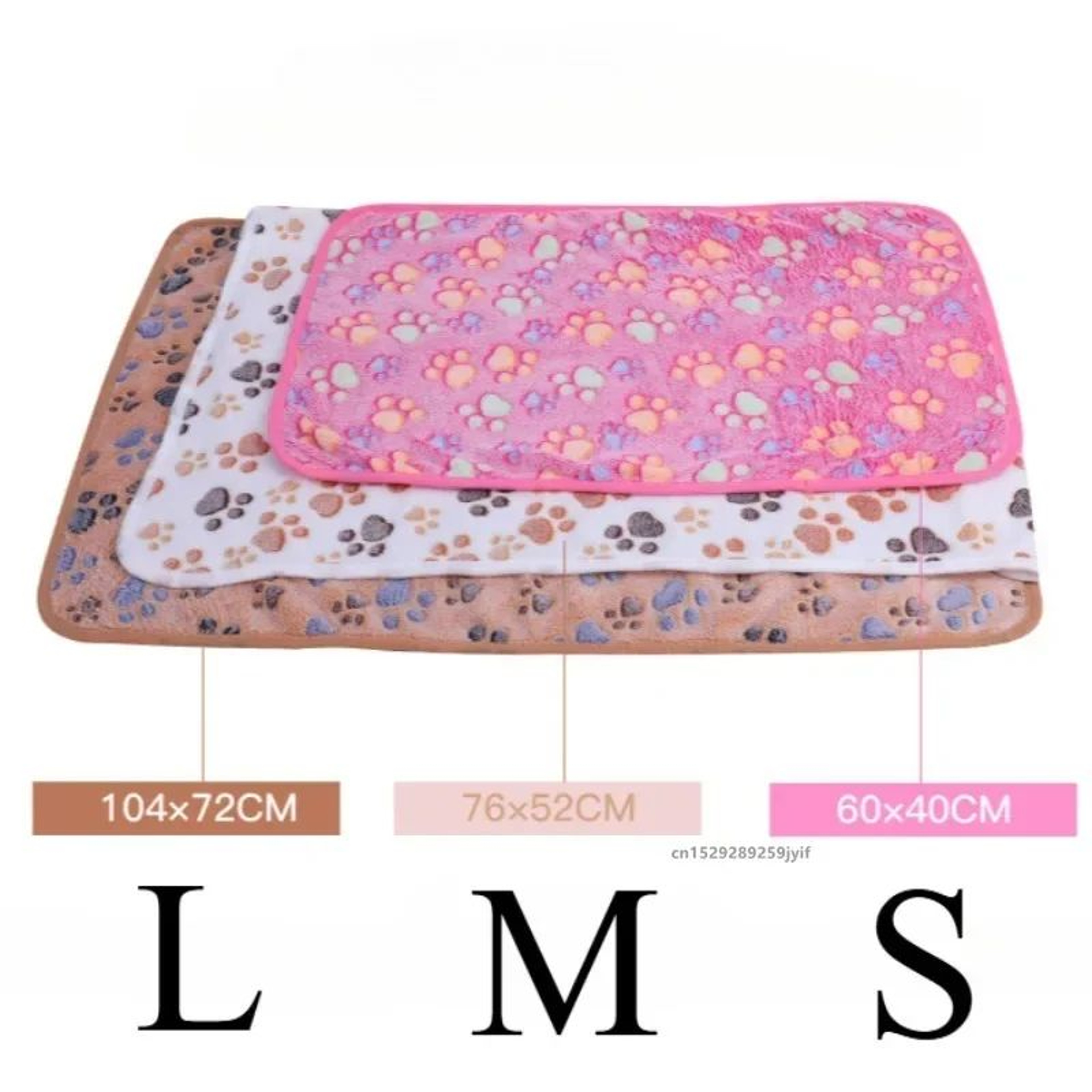 UltraSoft Plush Pet Blanket For Dogs  Cats  Cozy Cartoon Winter Pet Mat 1