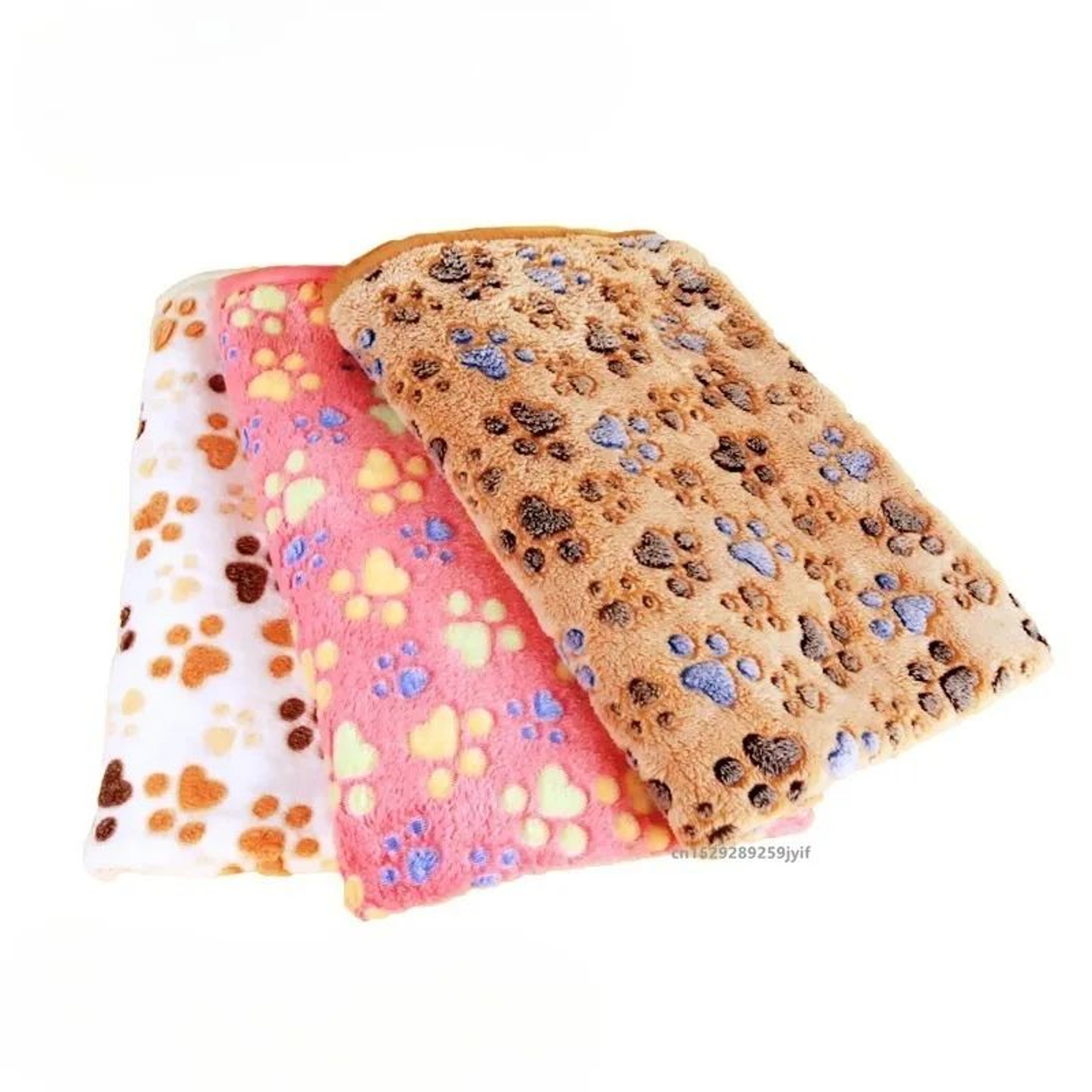UltraSoft Plush Pet Blanket For Dogs  Cats  Cozy Cartoon Winter Pet Mat 3