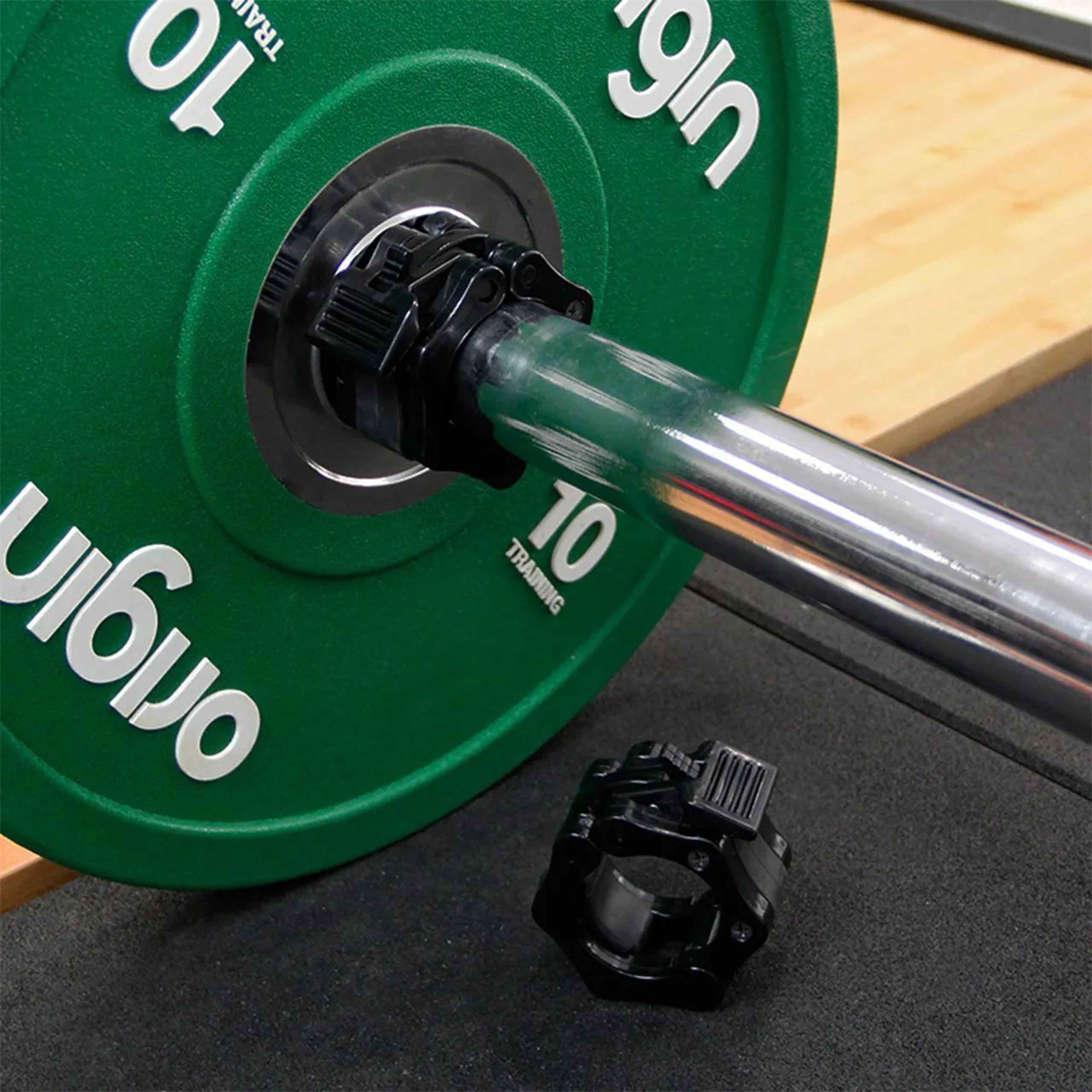 QuickLock Pro 2550mm Barbell Collars For Secure Weightlifting 2