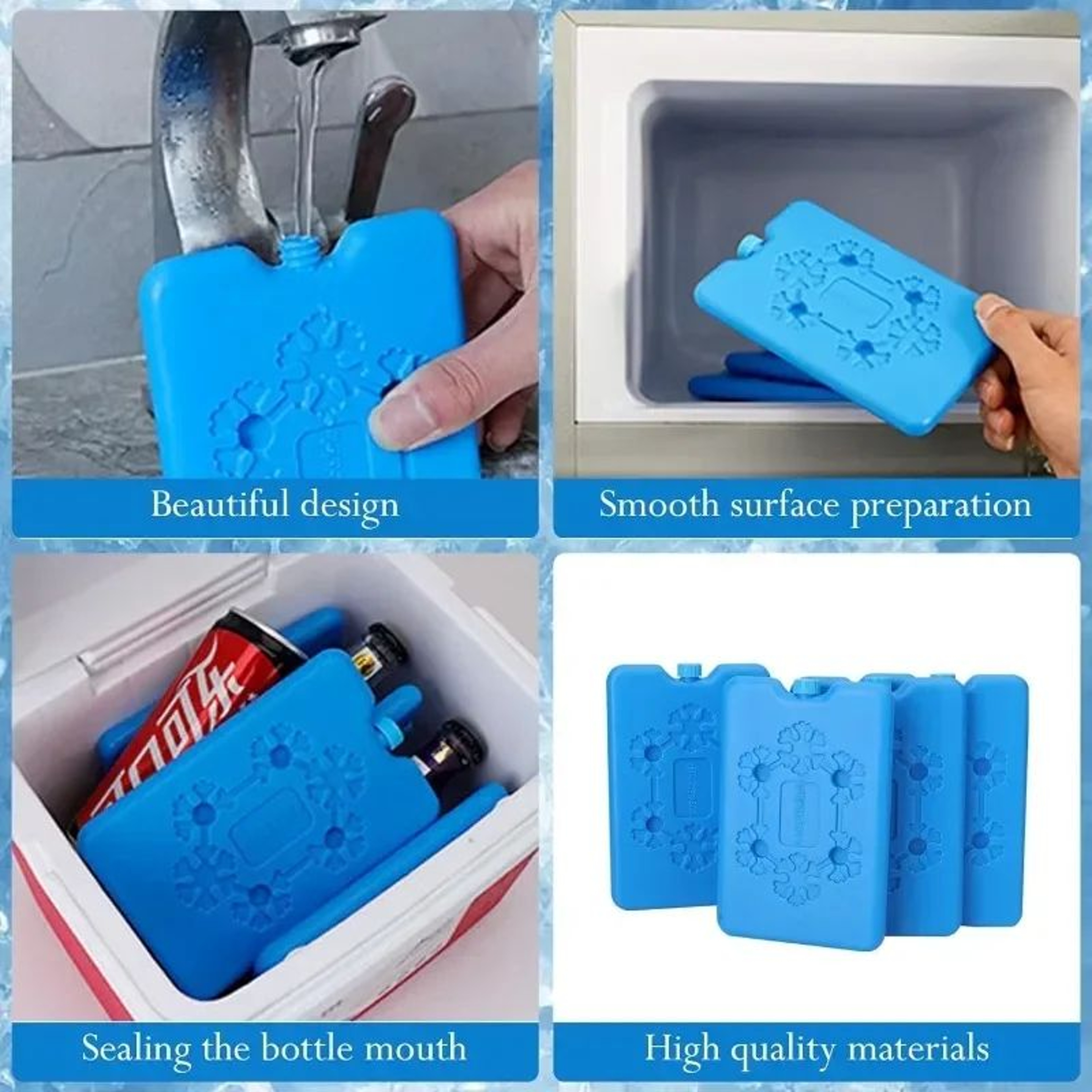 Premium Reusable Ice Pack For Fresh Food Storage  LongLasting Cooling 1