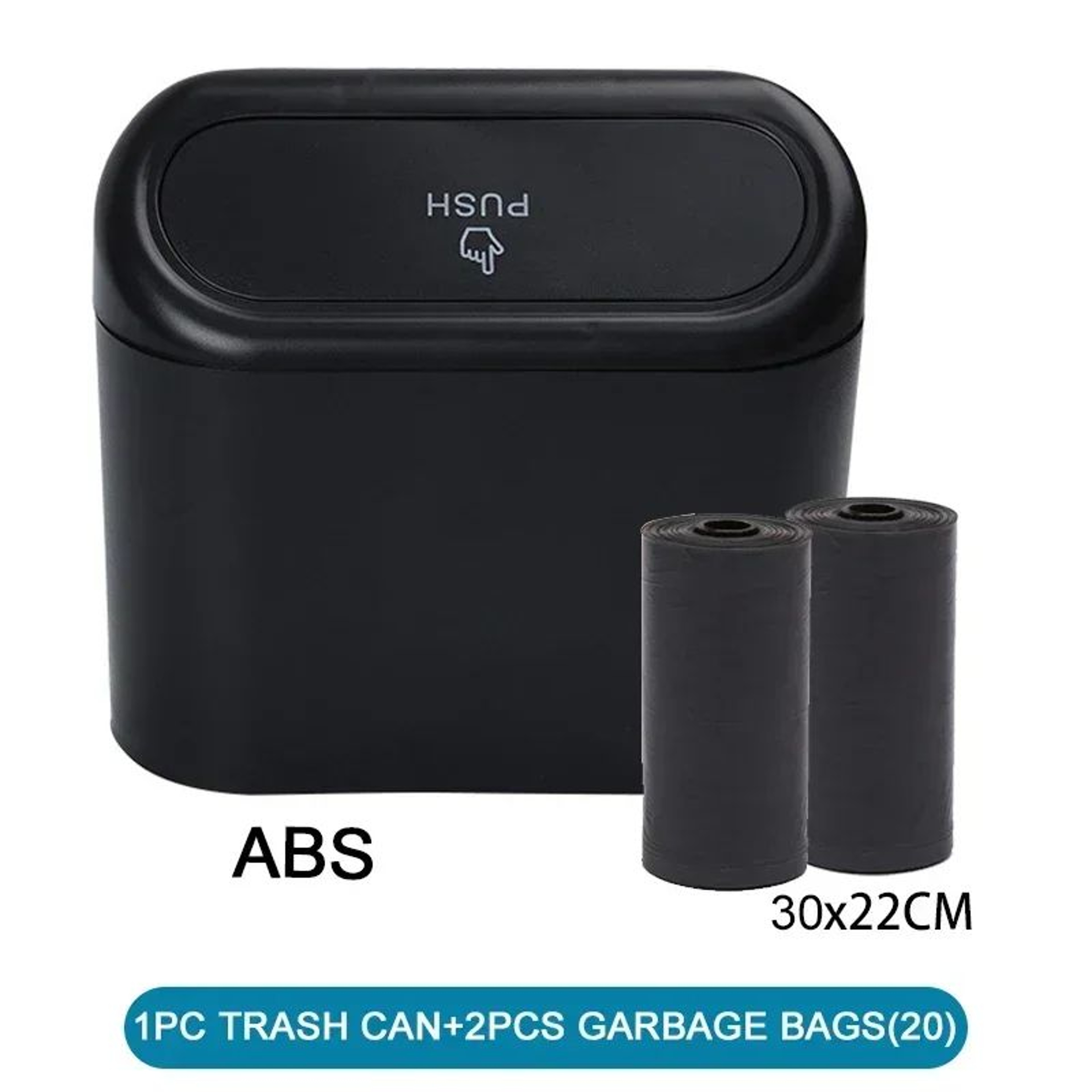 Universal Leakproof Car Trash Can With Lid  Mini Vehicle Garbage Bin Organizer 7