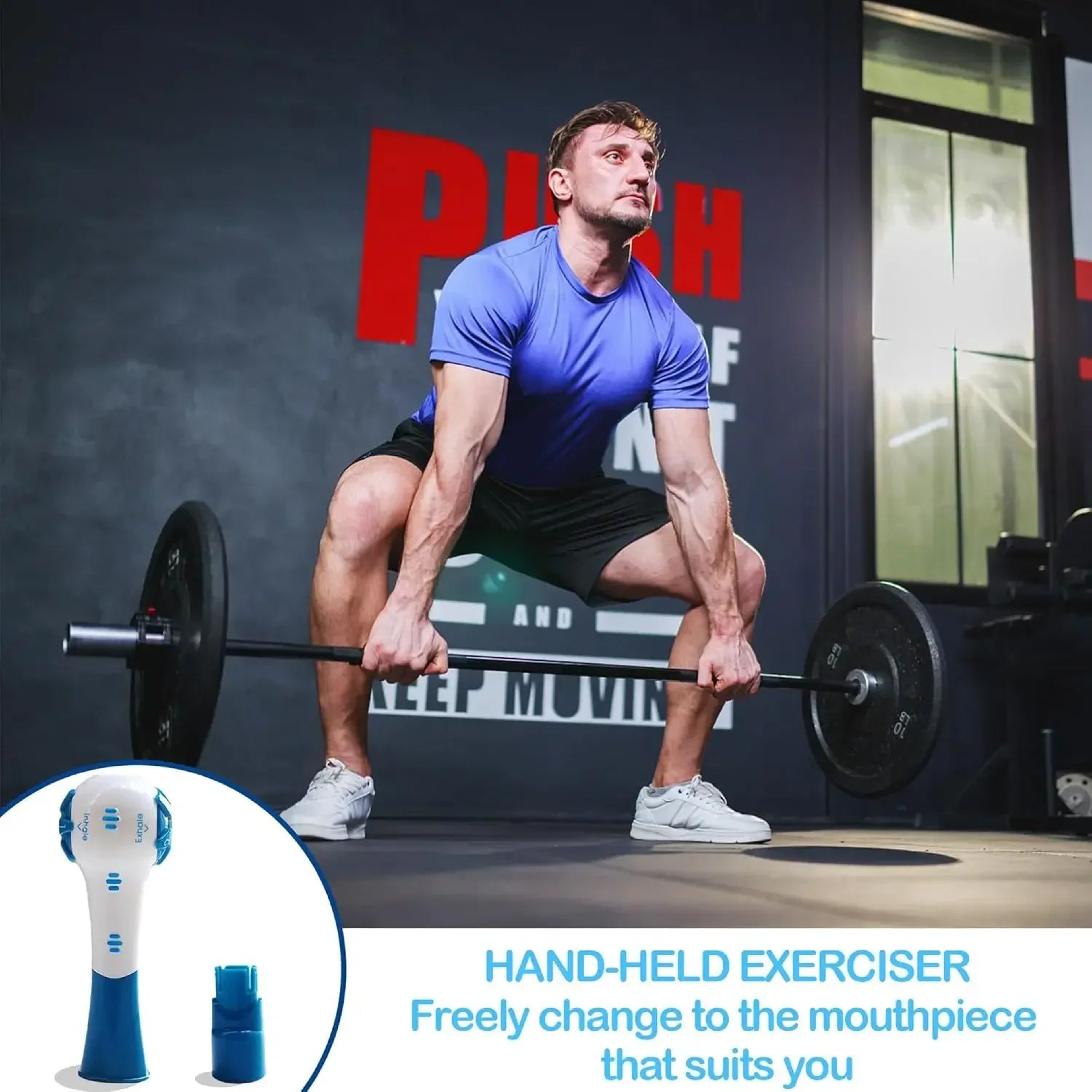 Adjustable Resistance Breathing Trainer For Lung Capacity  Endurance 3