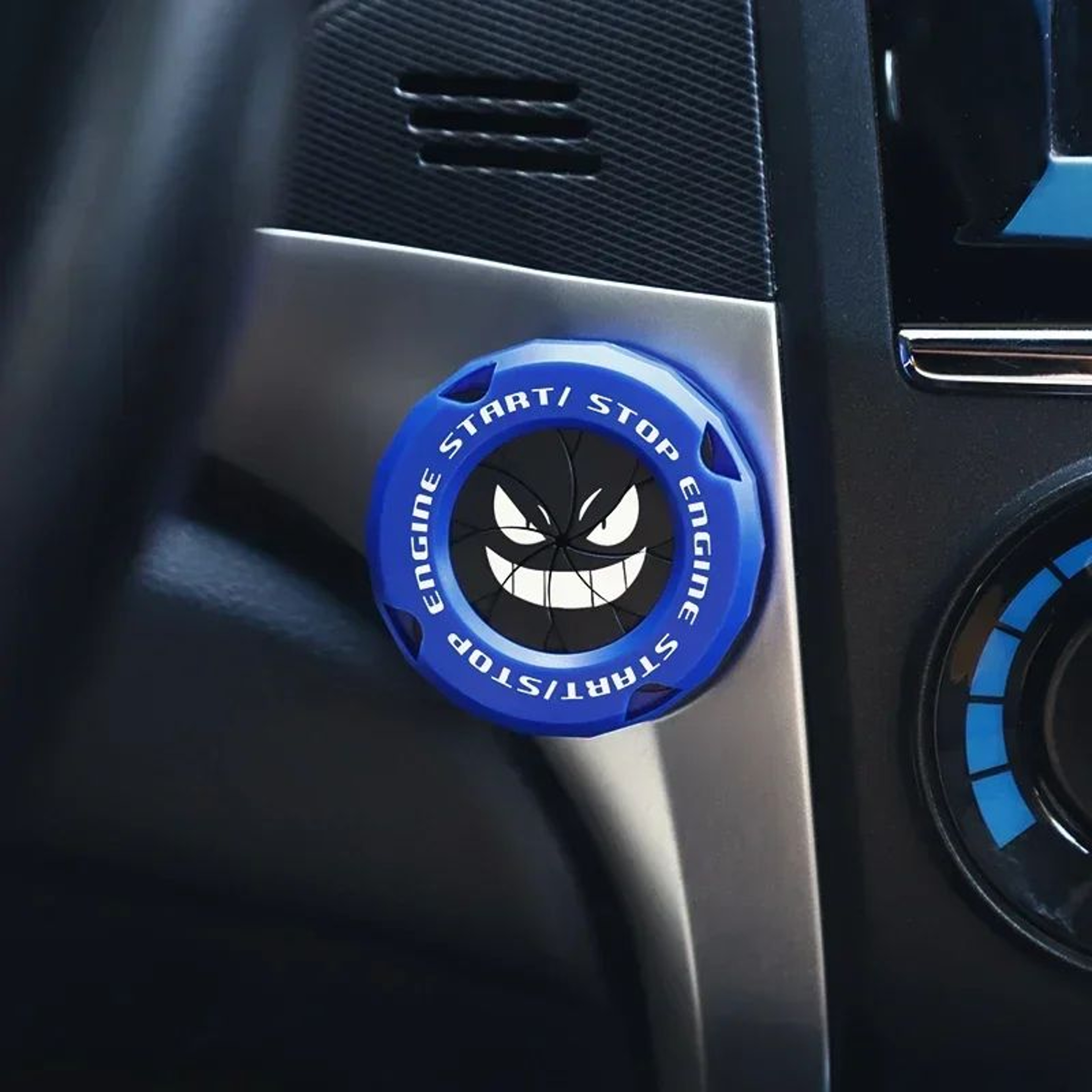 Car Engine Start Button Cover Ring  Stylish Ignition Protection For Car  Motorcycle Interiors 2