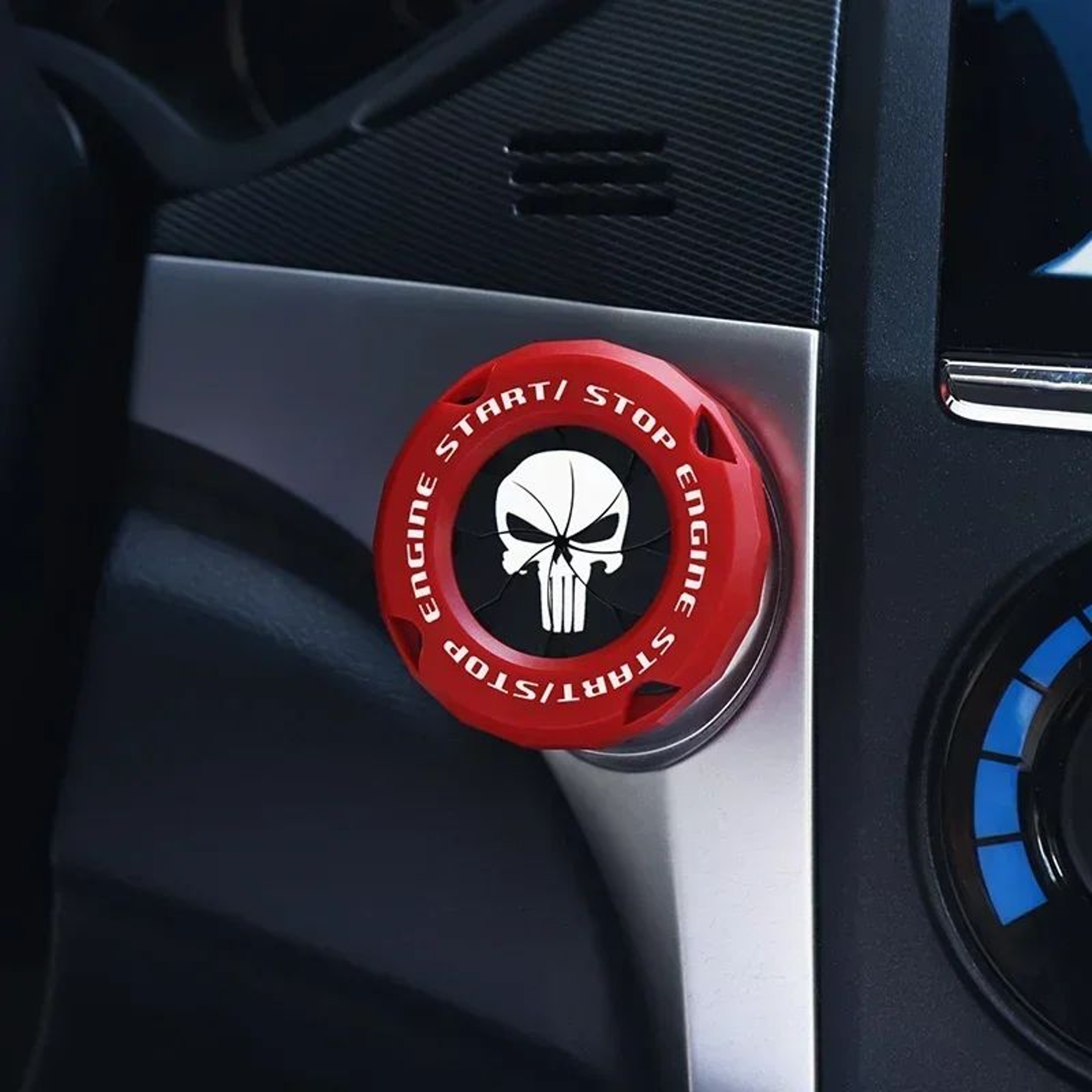 Car Engine Start Button Cover Ring  Stylish Ignition Protection For Car  Motorcycle Interiors 7