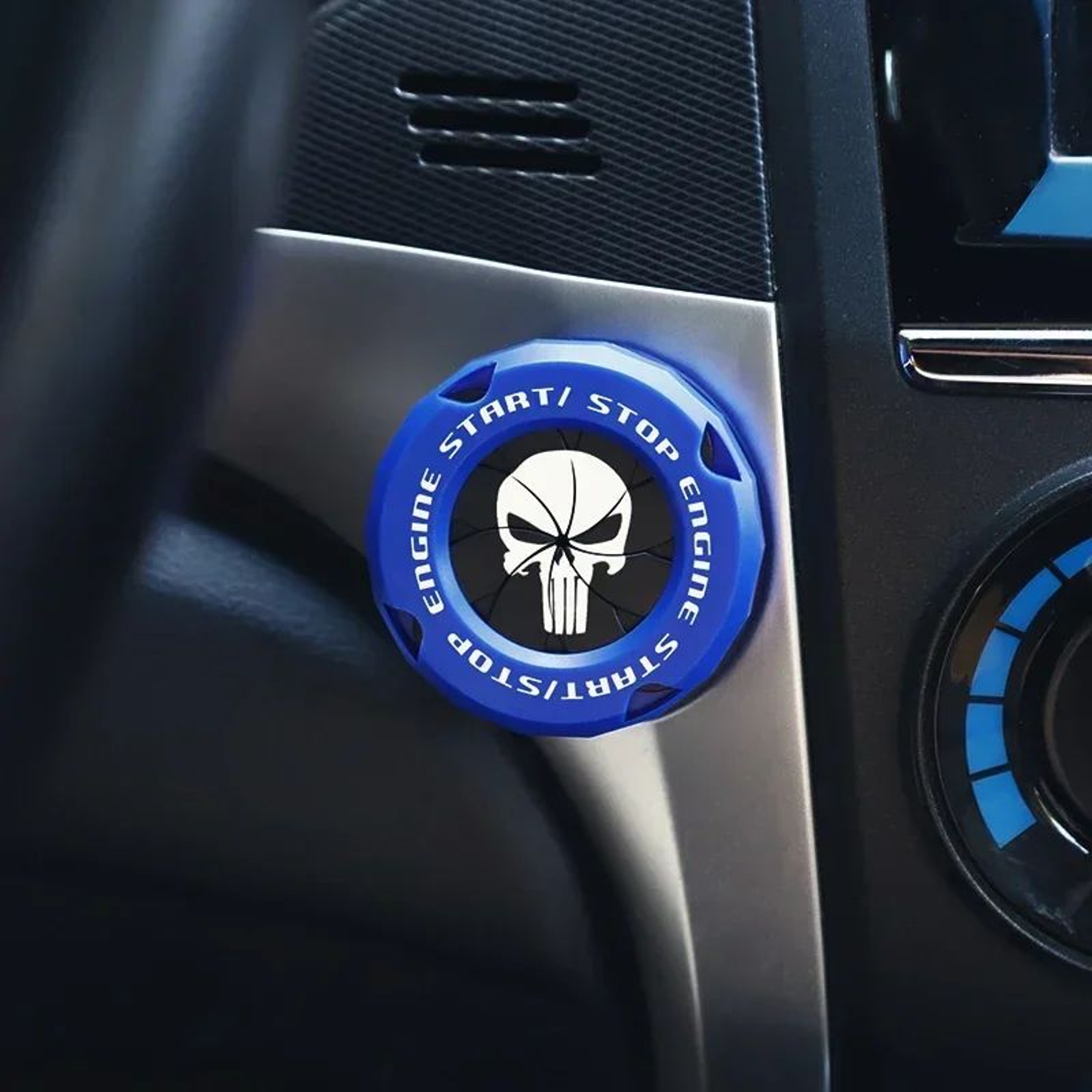 Car Engine Start Button Cover Ring  Stylish Ignition Protection For Car  Motorcycle Interiors 8