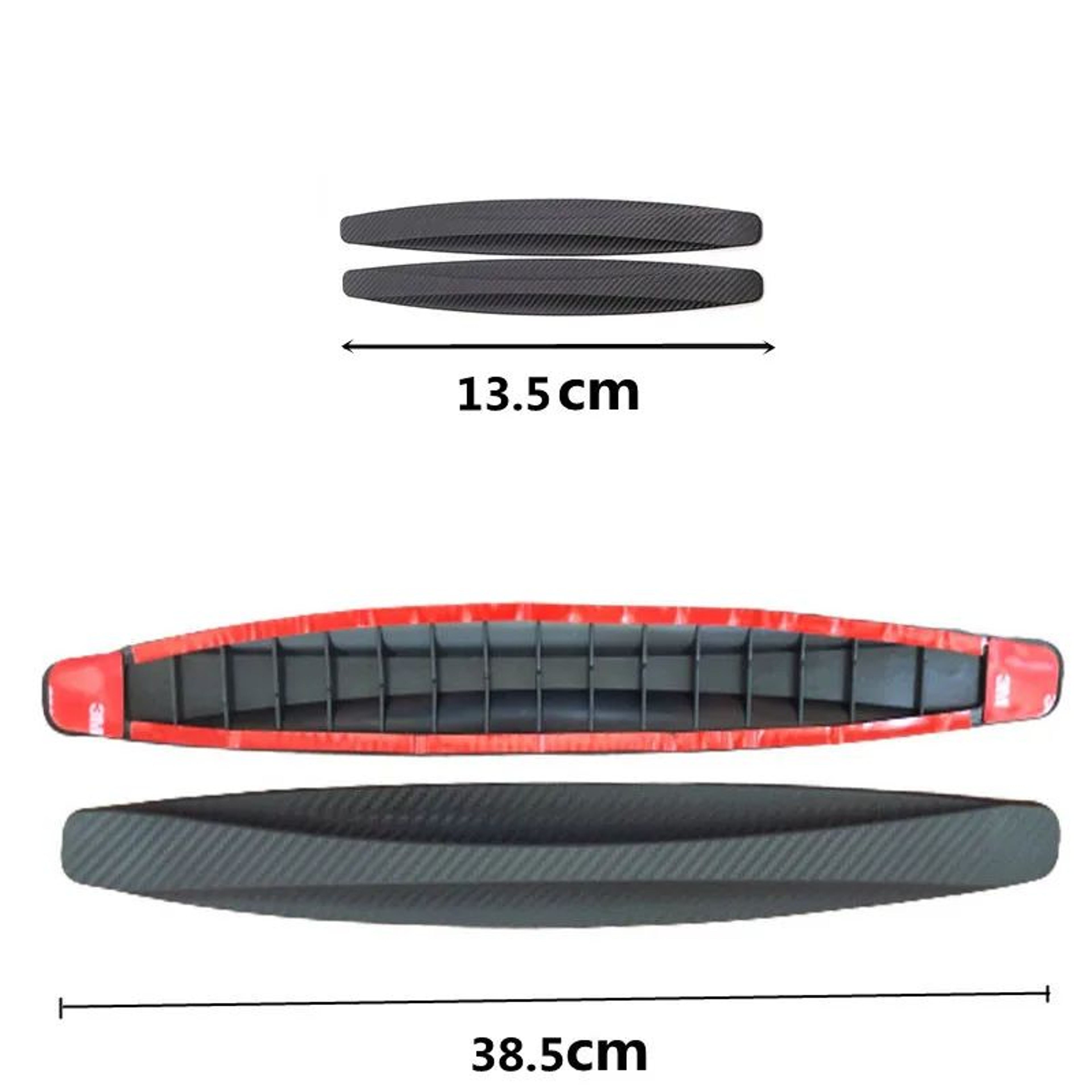 AntiCollision Car Bumper Guard Strip  Door Edge Protection Trim 3