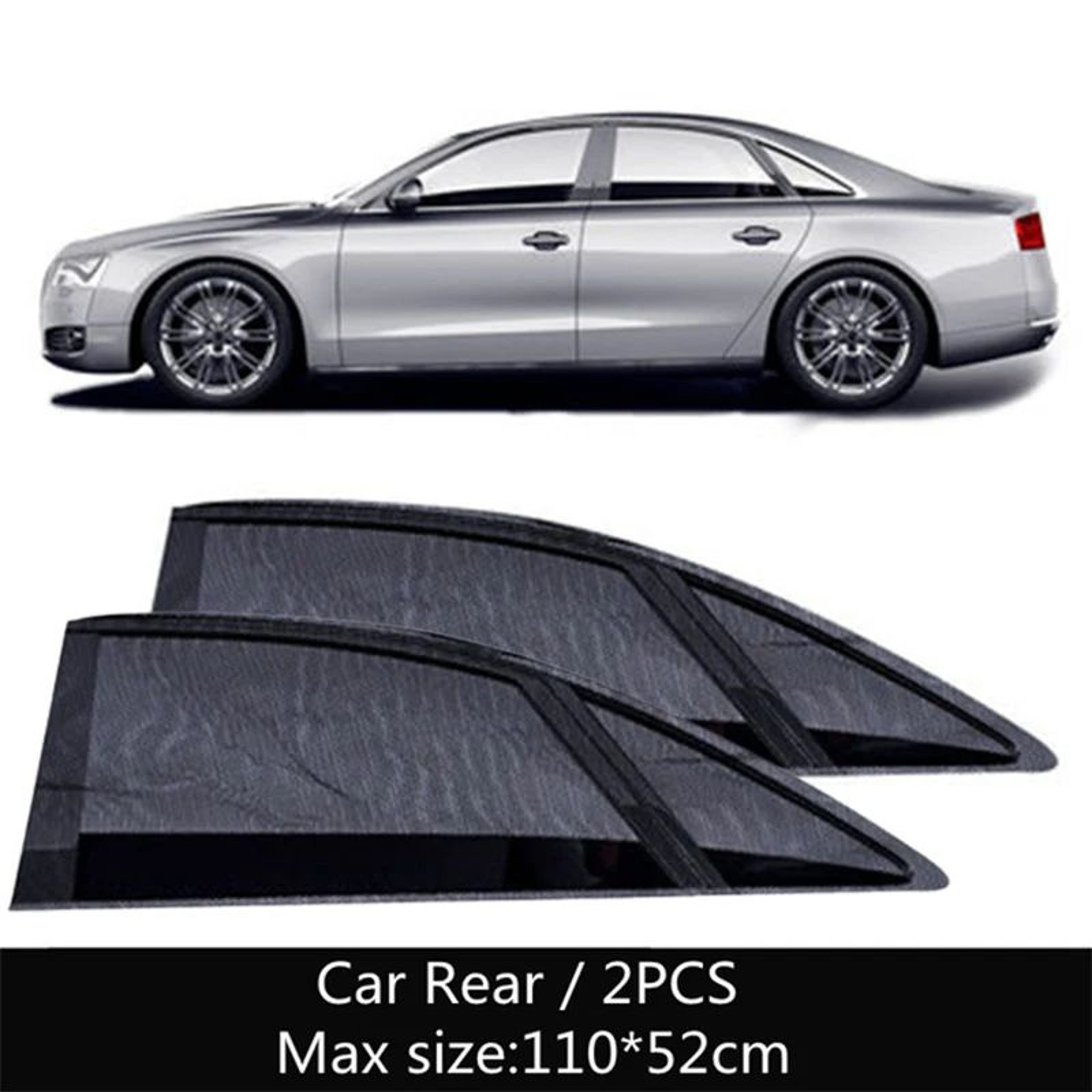 Universal Car Sun Shade Mesh Curtain  UV Protection  Mosquito Net For Side Windows 11