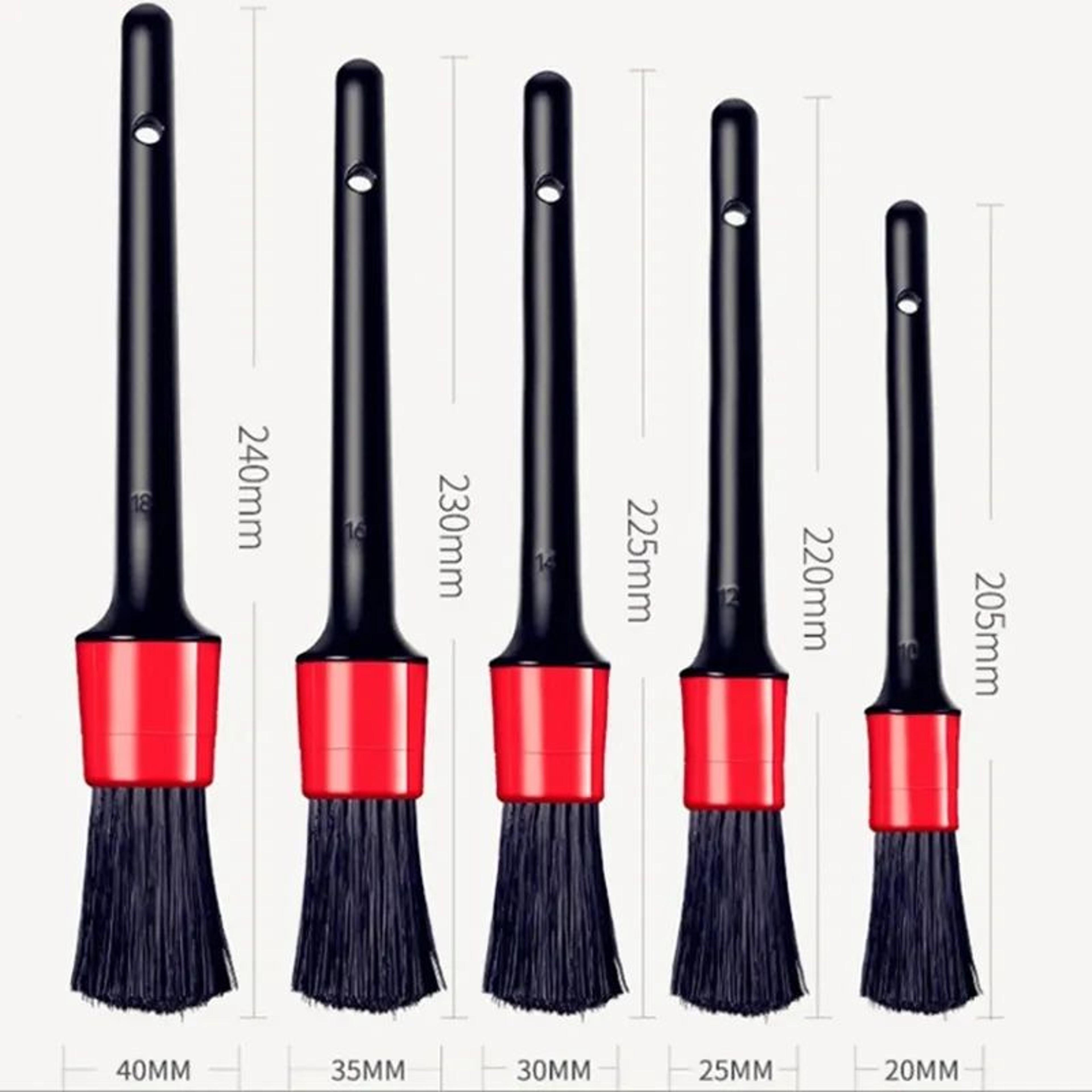 Premium Car Detailing Brush Set For Interior Wheels  Vents 4