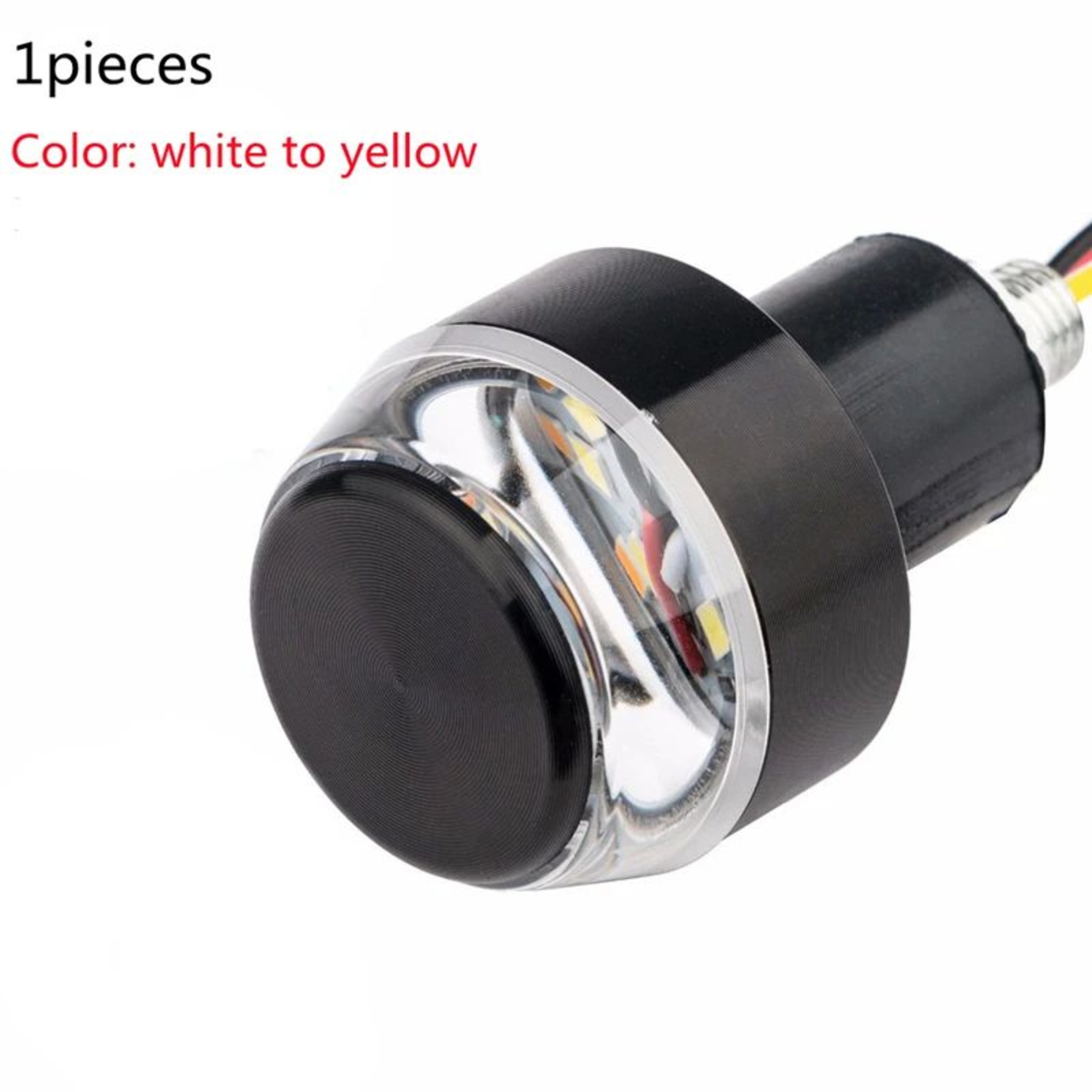 LED Handlebar End Turn Signals For Motorcycles  12V Universal BarEnd Blinkers 6