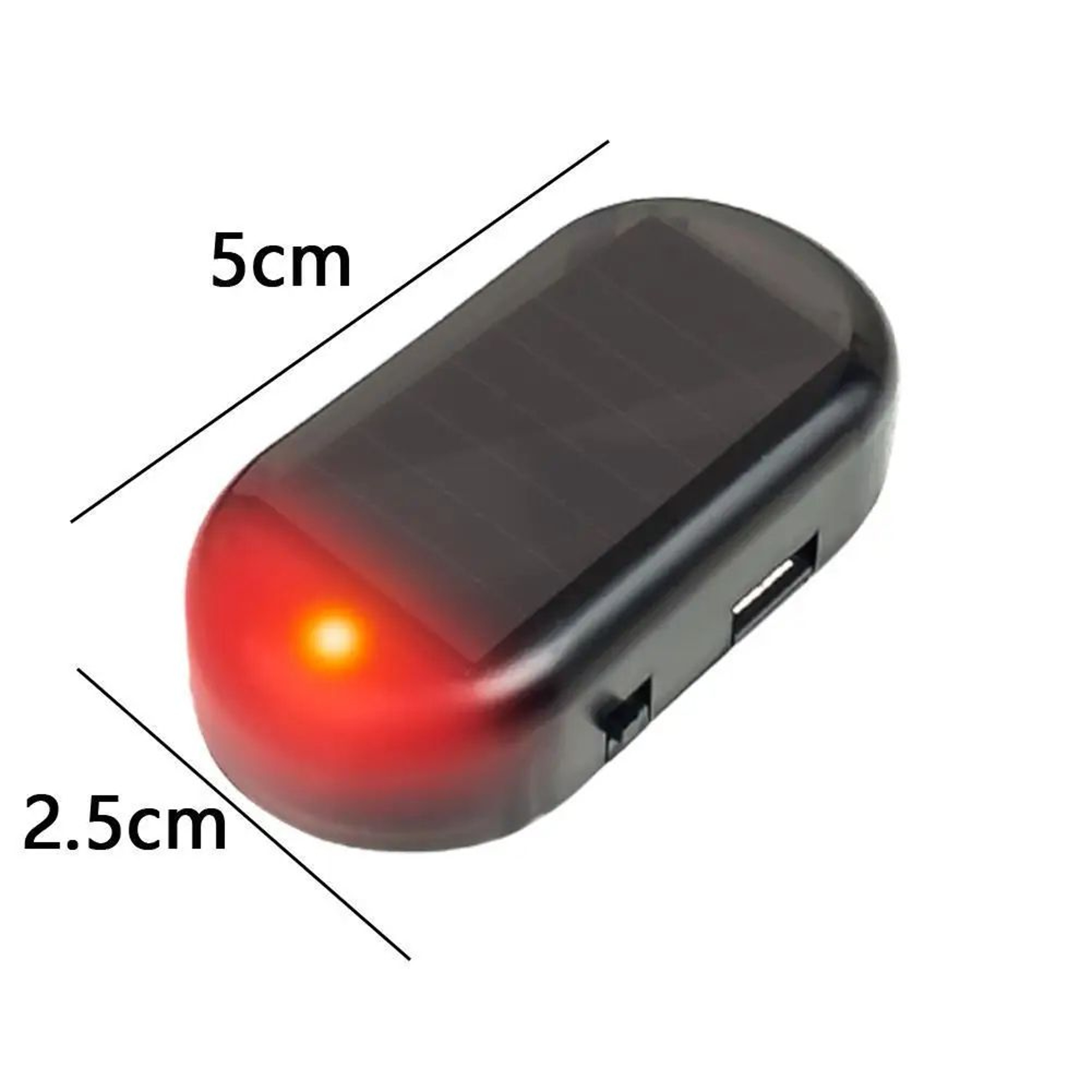 SolarGuard Dummy Car Alarm Light  Solar Powered Fake Security LED AntiTheft Warning 6