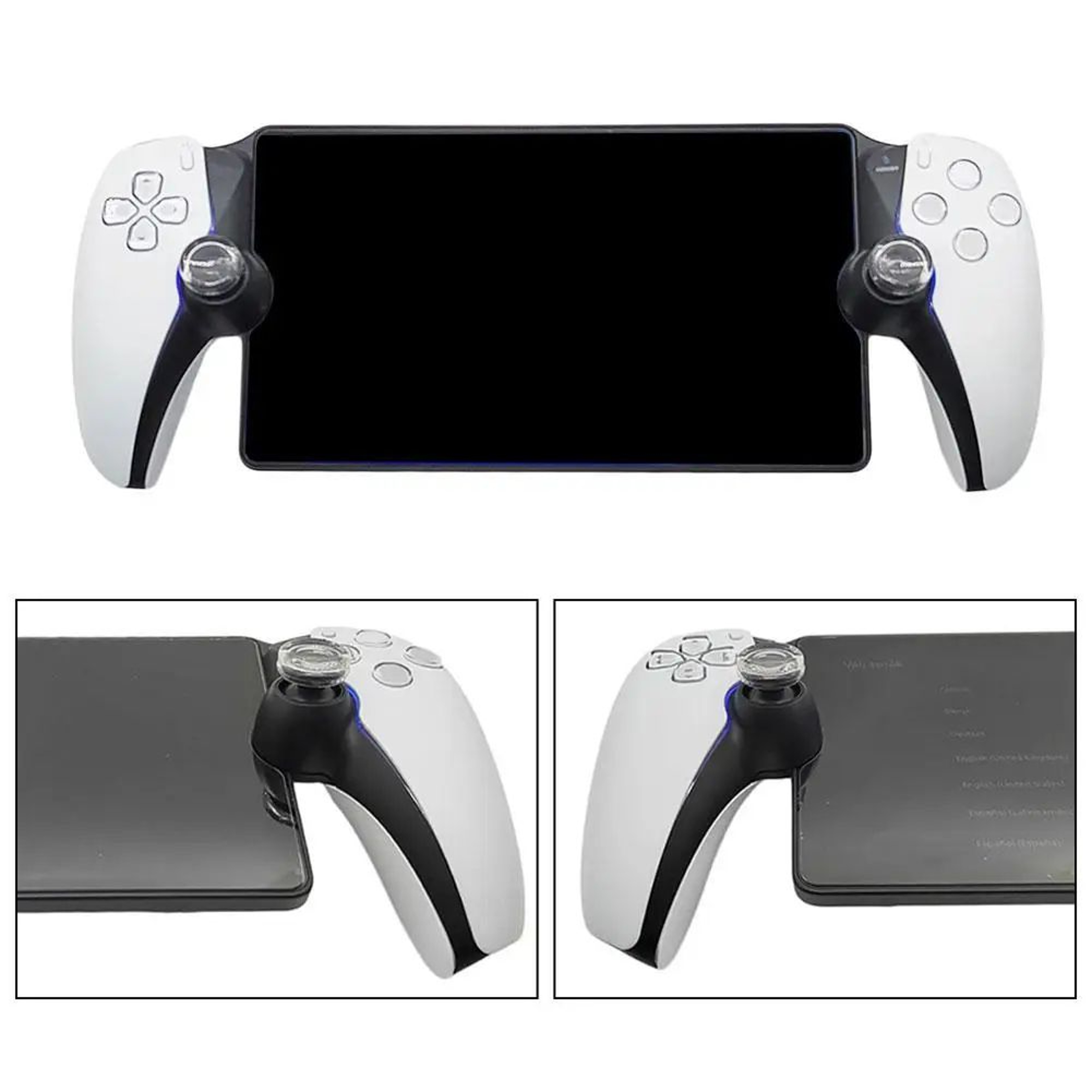 PS5 Portal AntiSlip Silicone Thumb Grip Caps  Transparent Comfort Joystick Covers 3