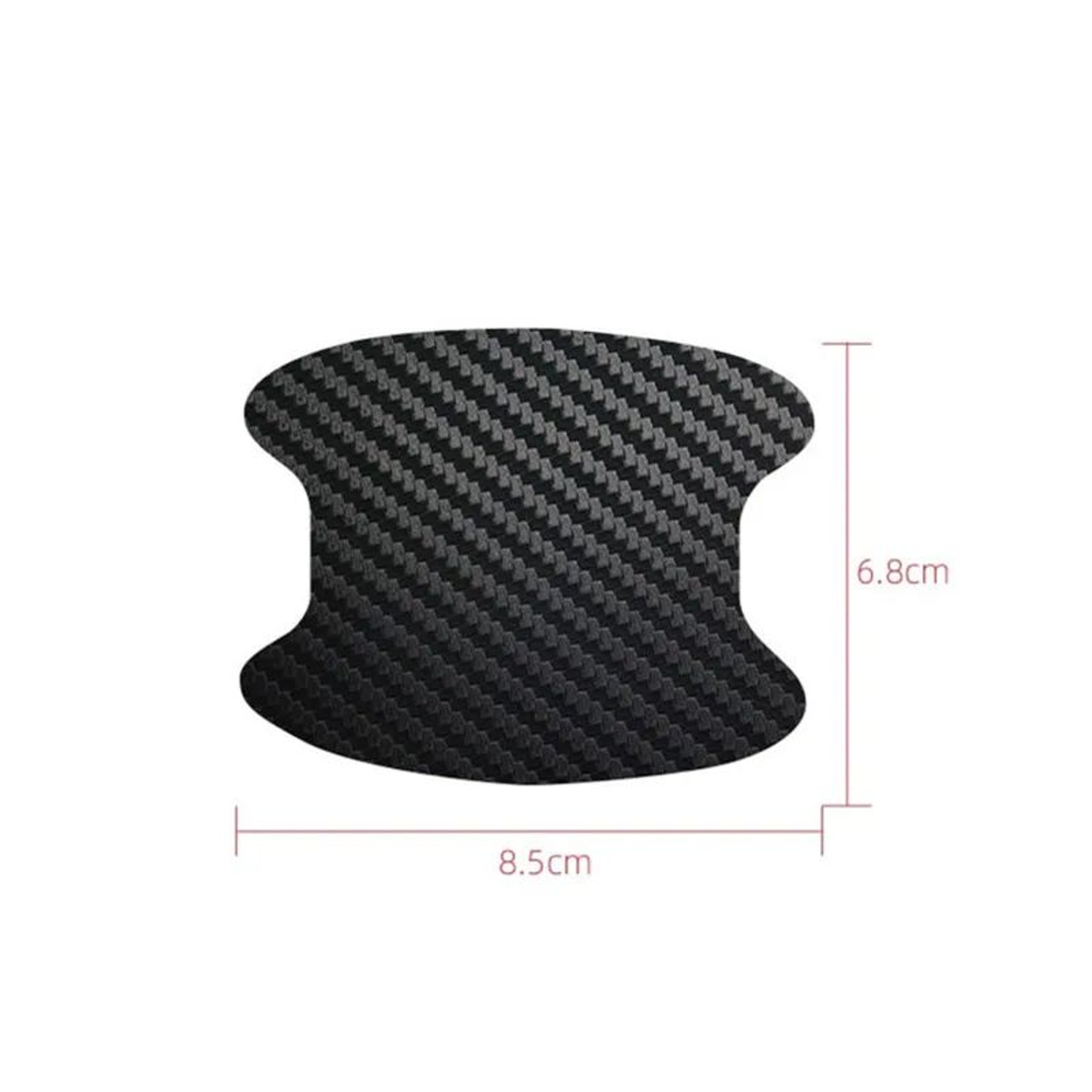Carbon Fiber Car Door Handle Scratch Protector  4Piece Car Door Protection Film For Exterior Stylin 3