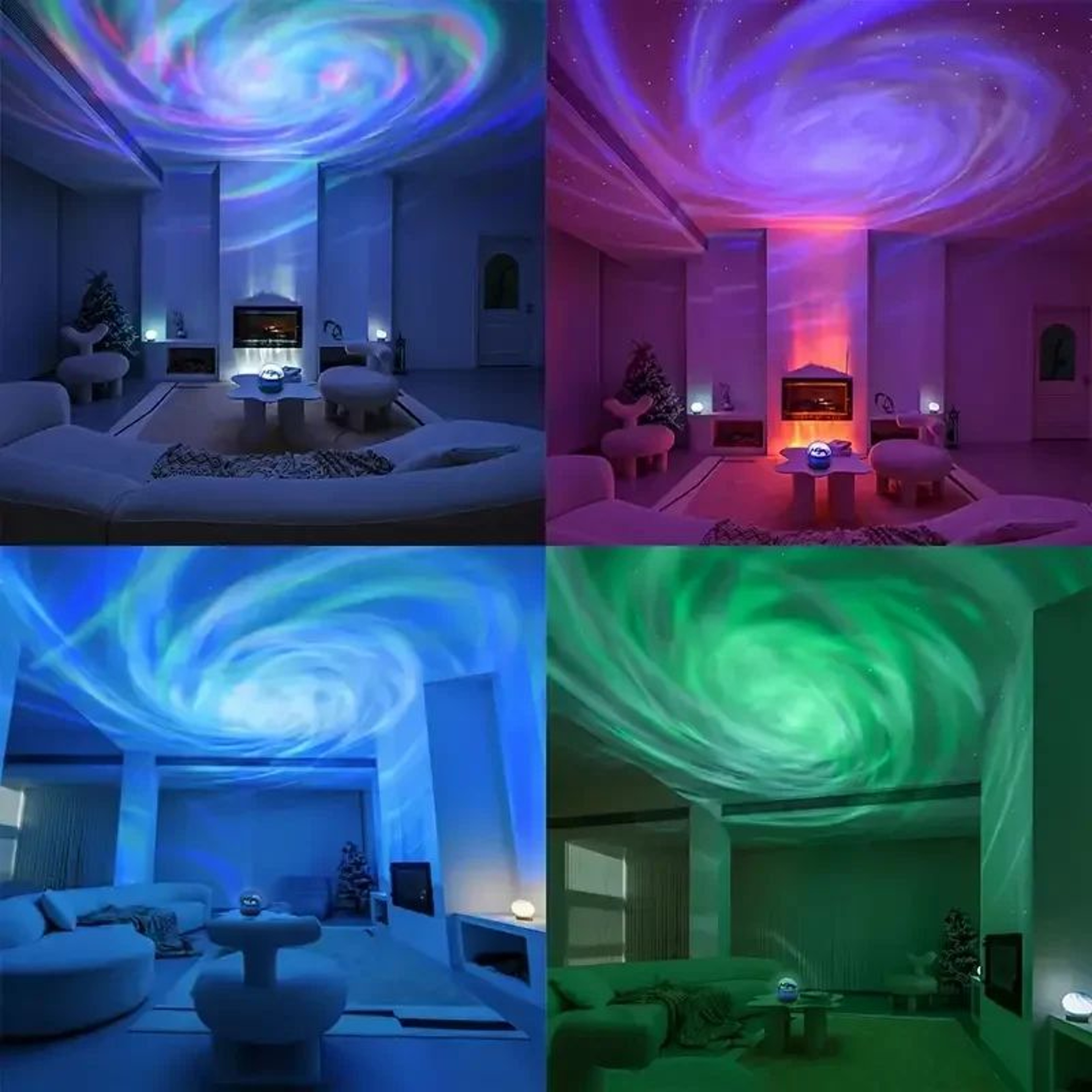 LED Galaxy Projector Night Light For Bedroom  Kids Room 1