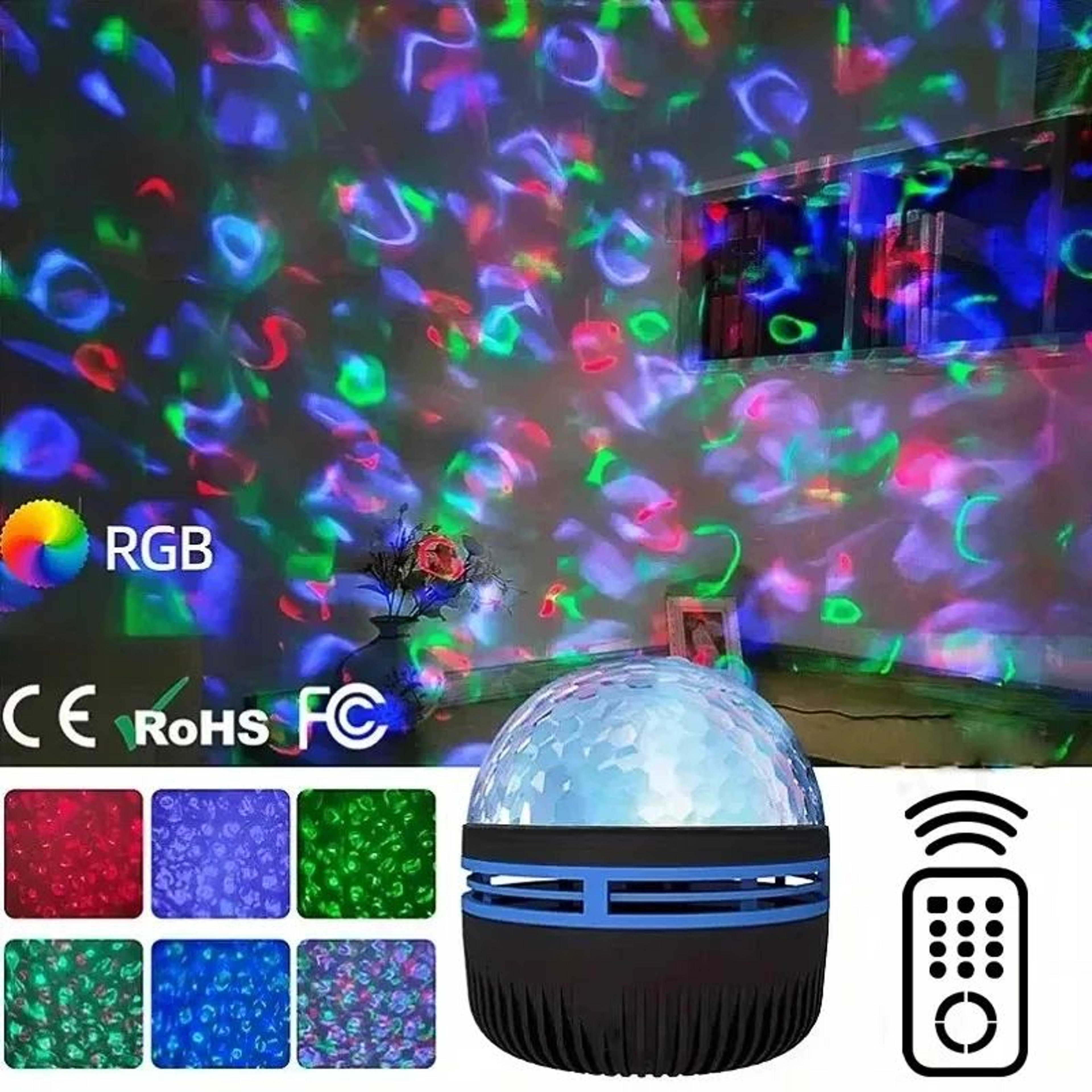LED Galaxy Projector Night Light For Bedroom  Kids Room 7