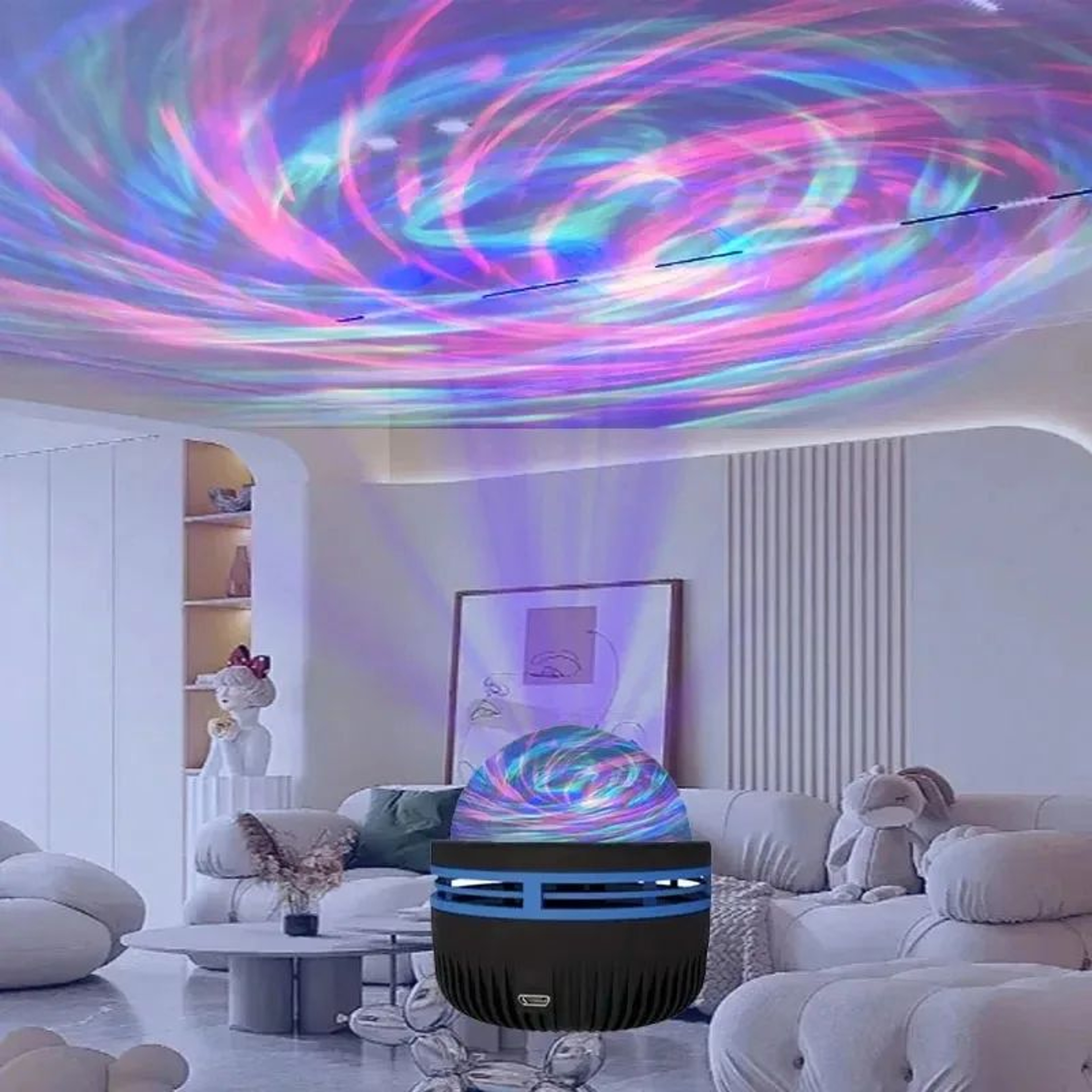 LED Galaxy Projector Night Light For Bedroom  Kids Room 8