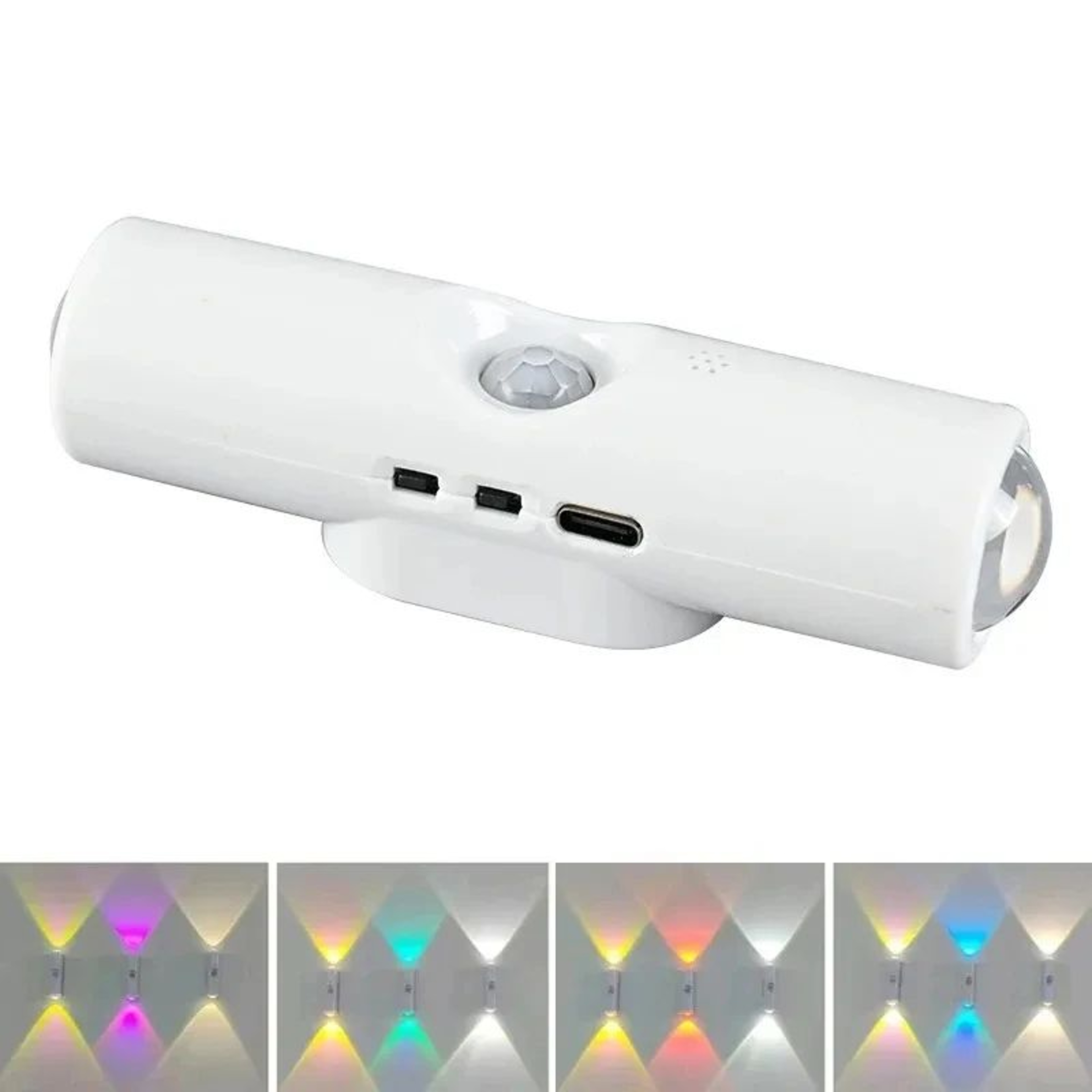 Smart RGB Motion Sensor Wall Light  Magnetic LED Night Light For Stairs  Hallways 7
