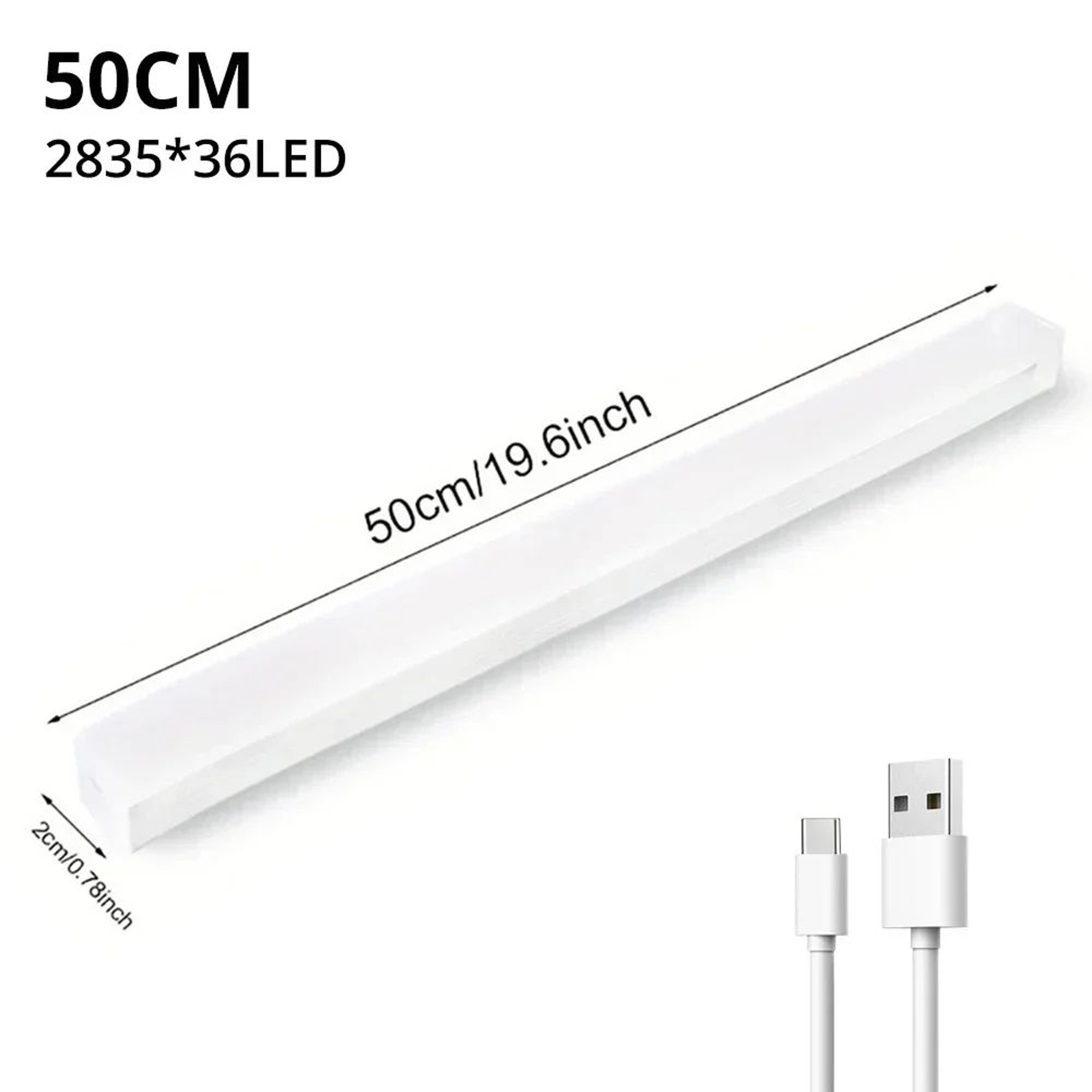 Rechargeable Motion Sensor LED Night Light For Cabinets Stairs  Closets 9