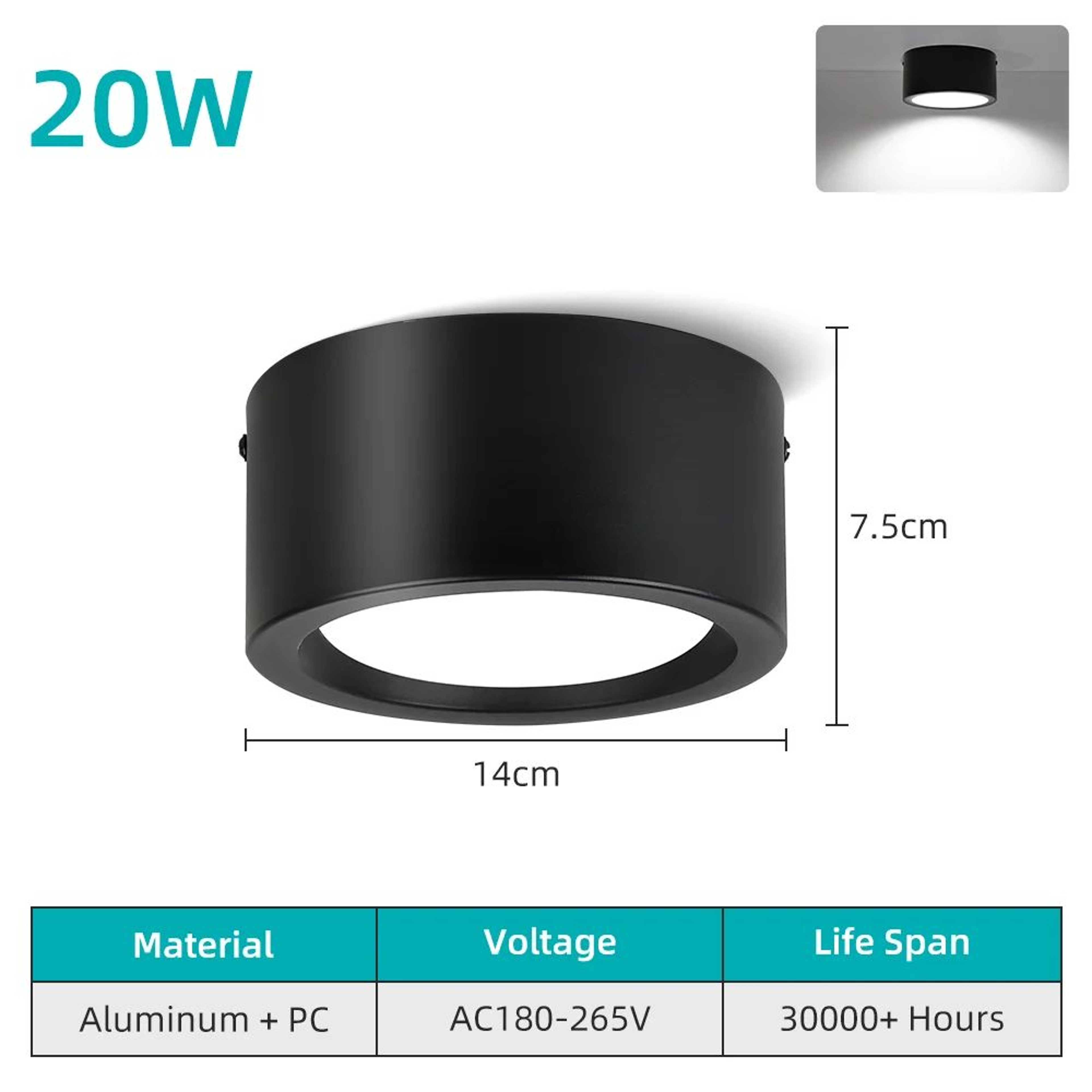 UltraThin Modern LED Ceiling Light  Flush Mount Panel For Living  Bedroom 12