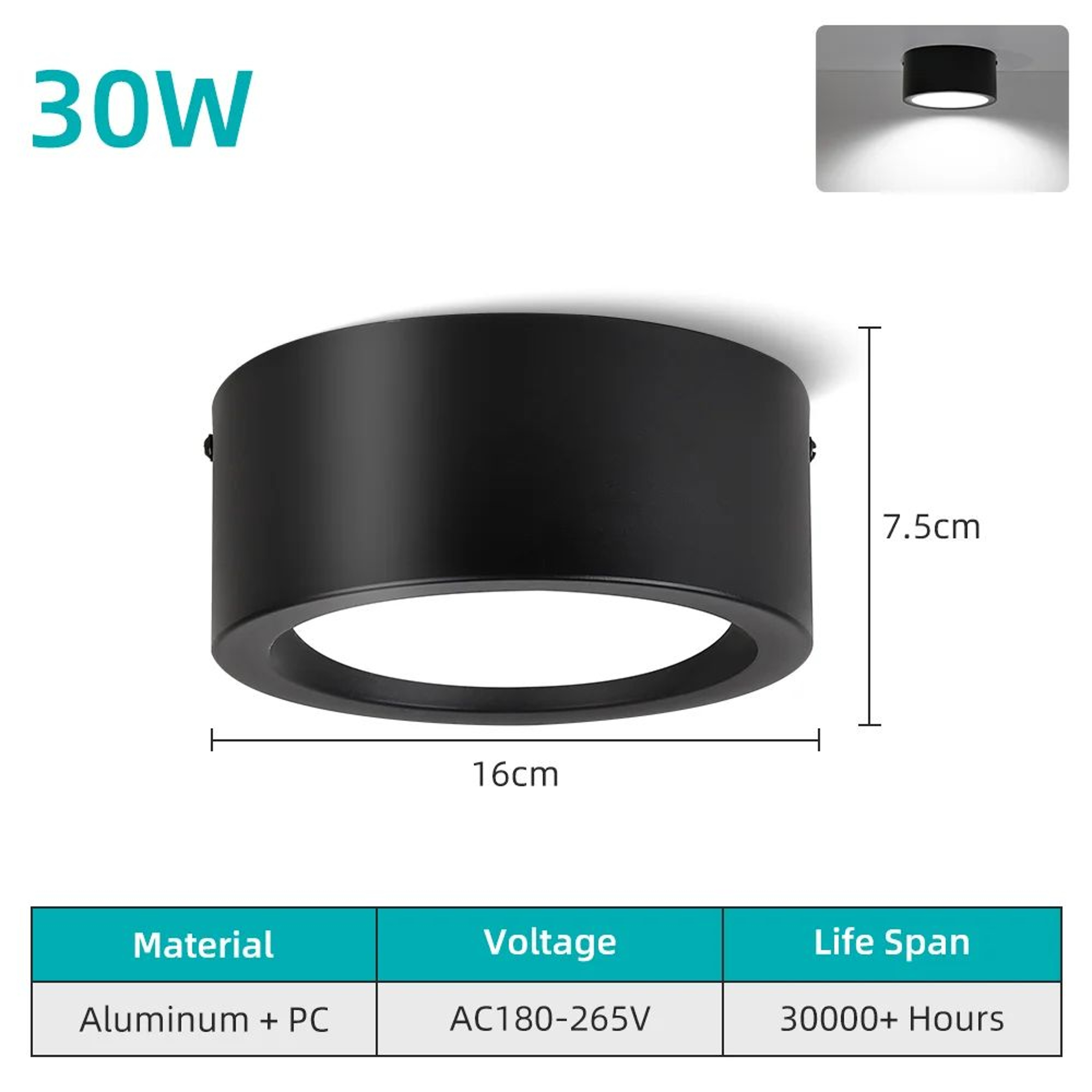 UltraThin Modern LED Ceiling Light  Flush Mount Panel For Living  Bedroom 13