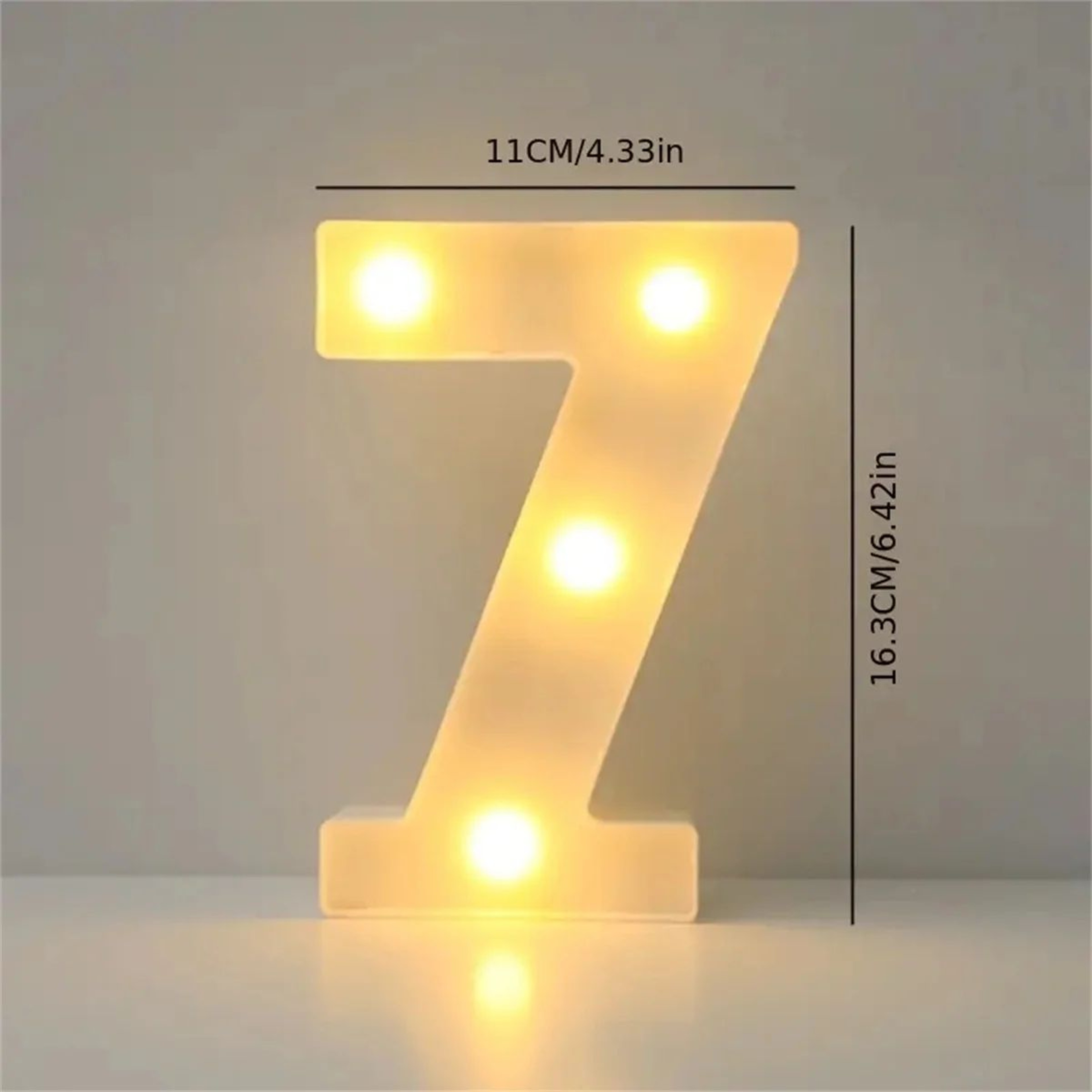 LED Marquee Letter Light  16cm Light Up Alphabet  Number Night Decor 13