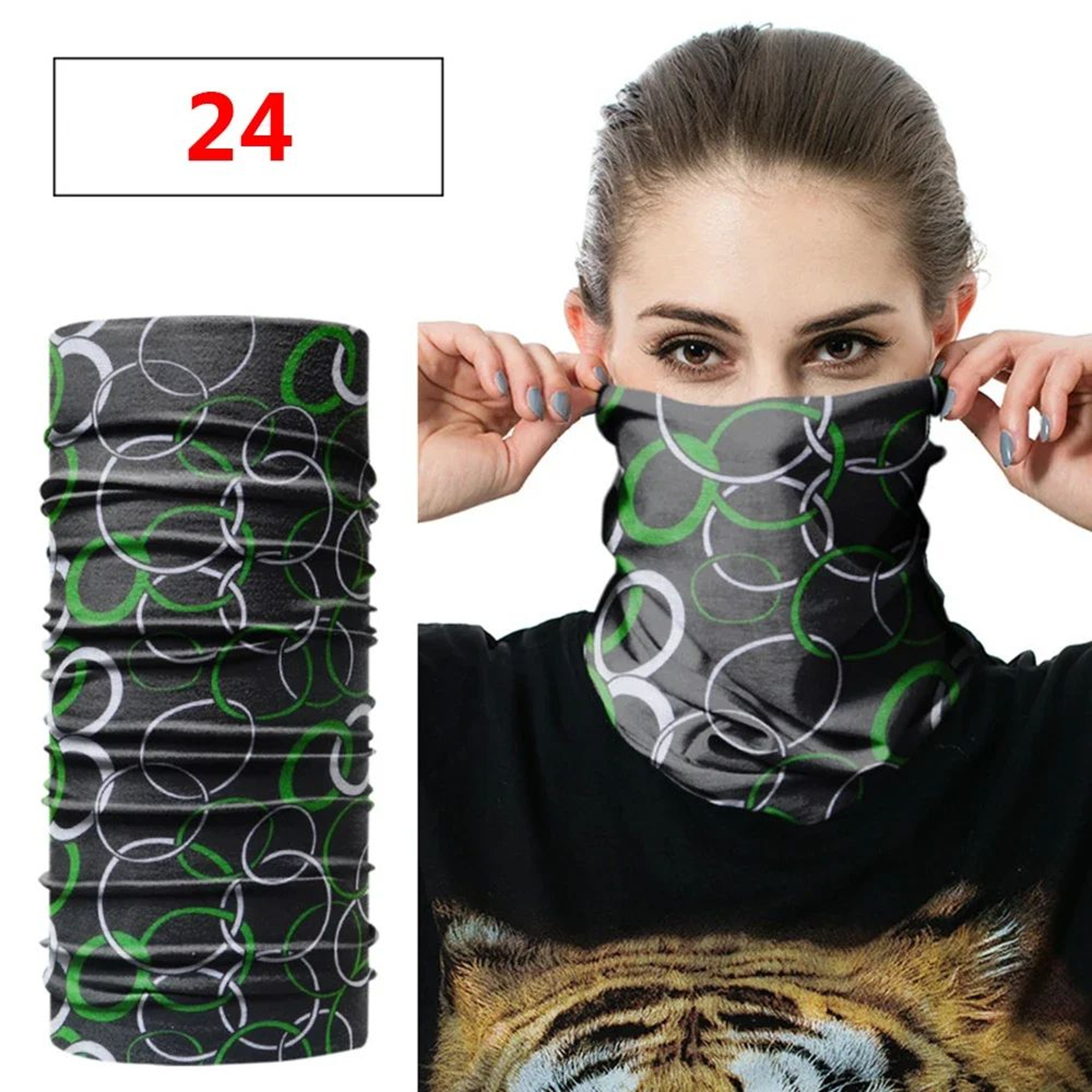AllSeason Neck Gaiter Tube Bandana  Breathable UV Protection Face Cover For Outdoor Sports  Travel 9