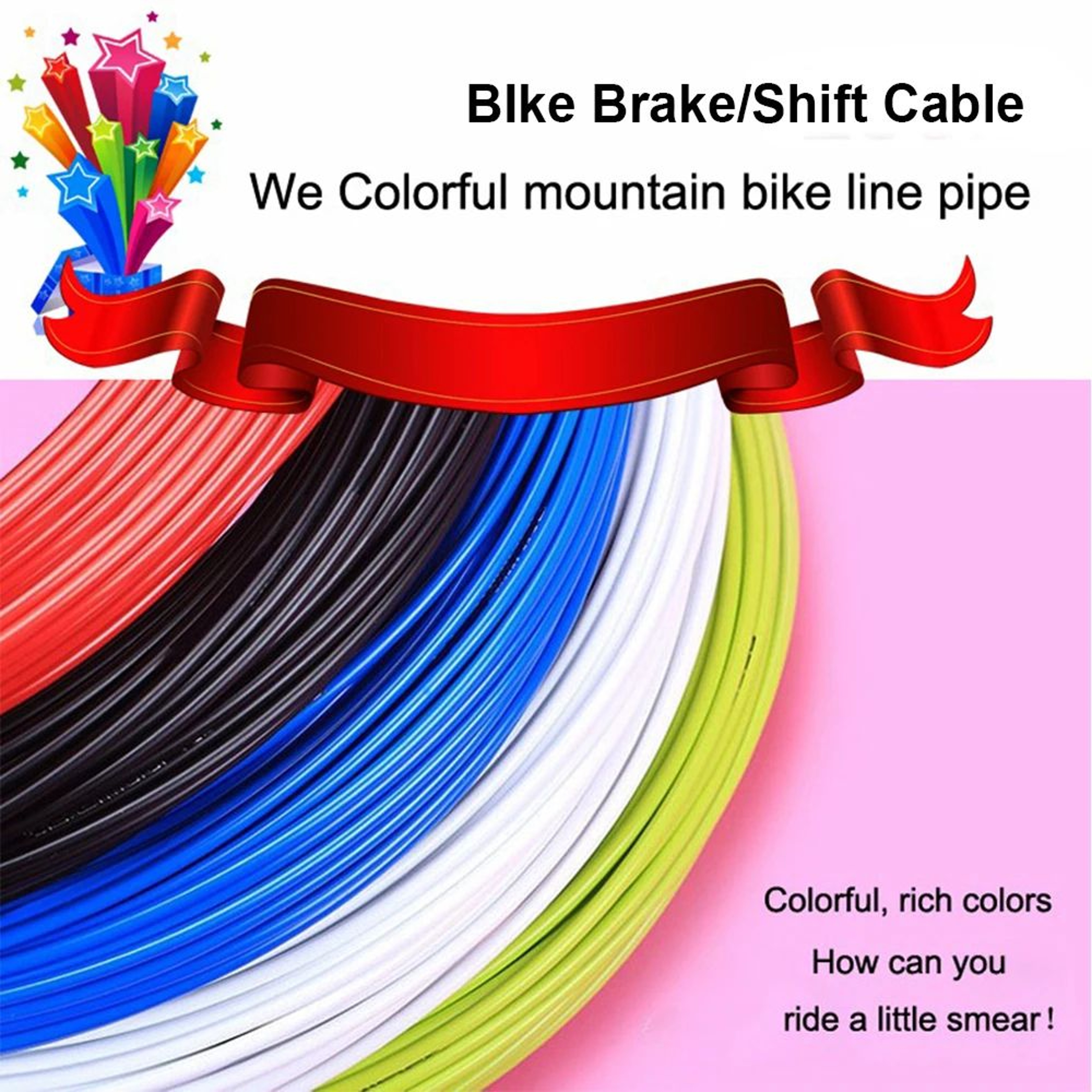 3m SmoothGlide Bicycle Cable Housing Kit 4mm5mm For MTB  Road Bike Brakes And Shifting 1