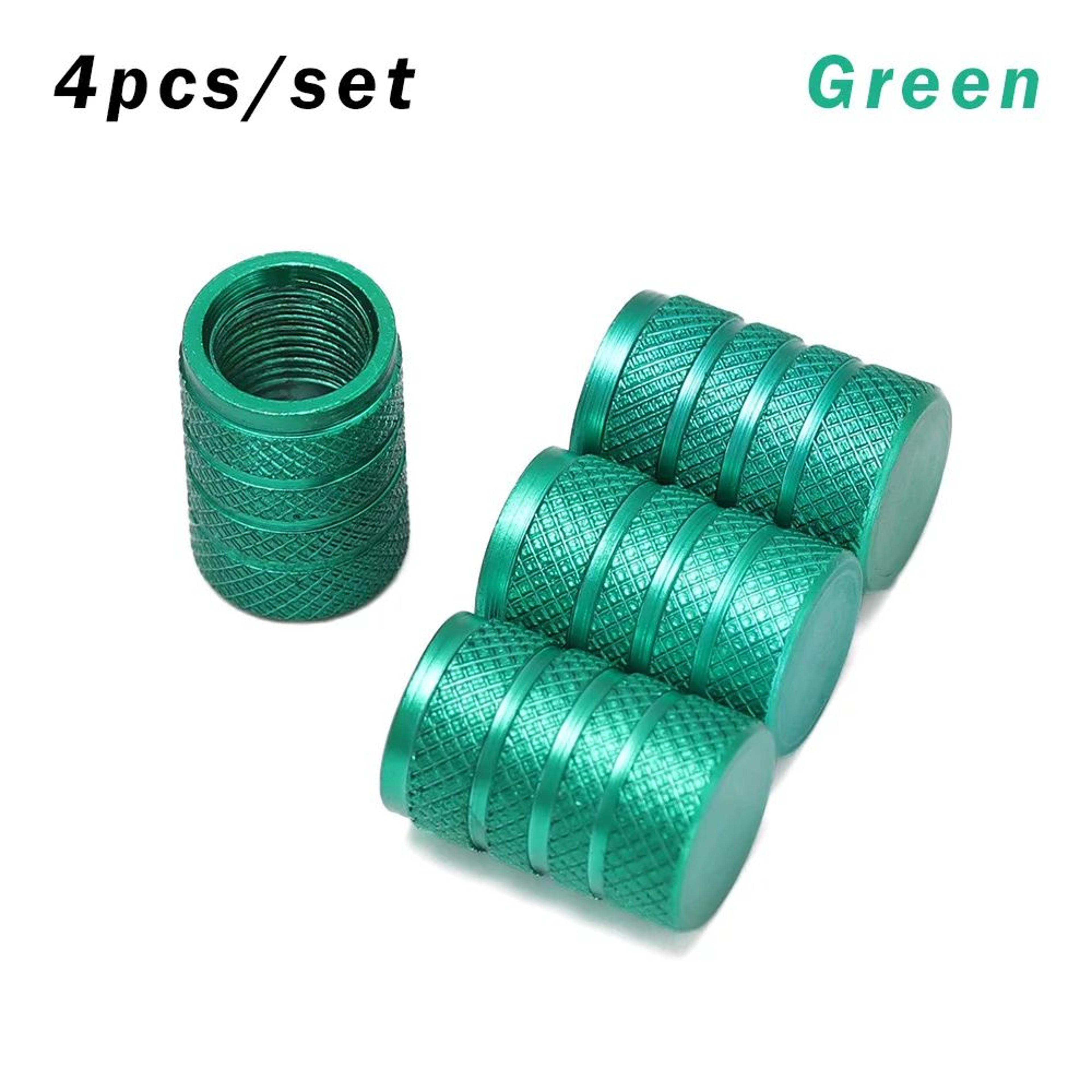 Aluminum Tire Valve Caps 4Pack Dustproof Valve Stem Covers For Cars Motorcycles  Bikes 11