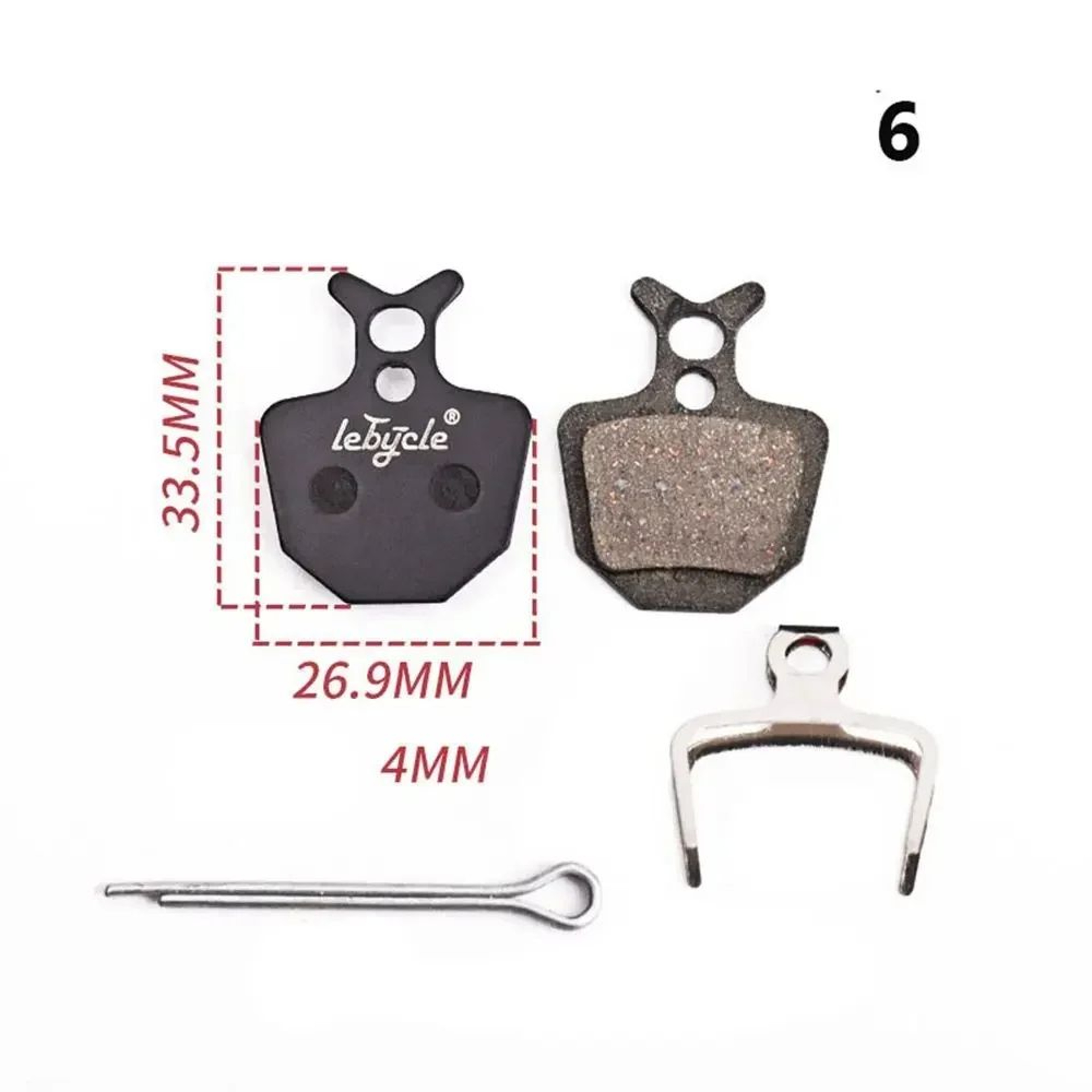 Universal MTB Disc Brake Pads Pair  Quiet StrongStopping Mountain Bike Brake Pads For Road  MTB 11
