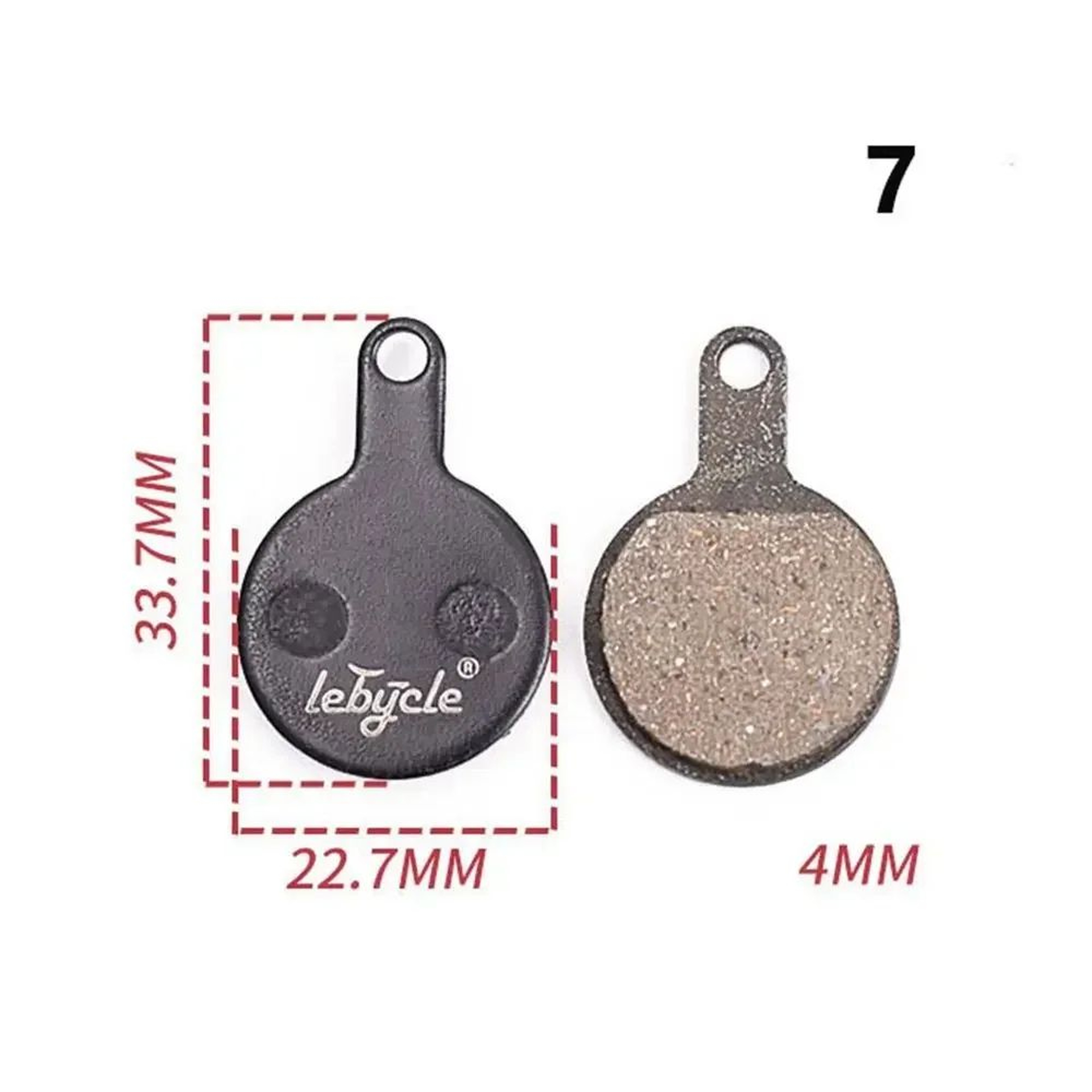 Universal MTB Disc Brake Pads Pair  Quiet StrongStopping Mountain Bike Brake Pads For Road  MTB 12