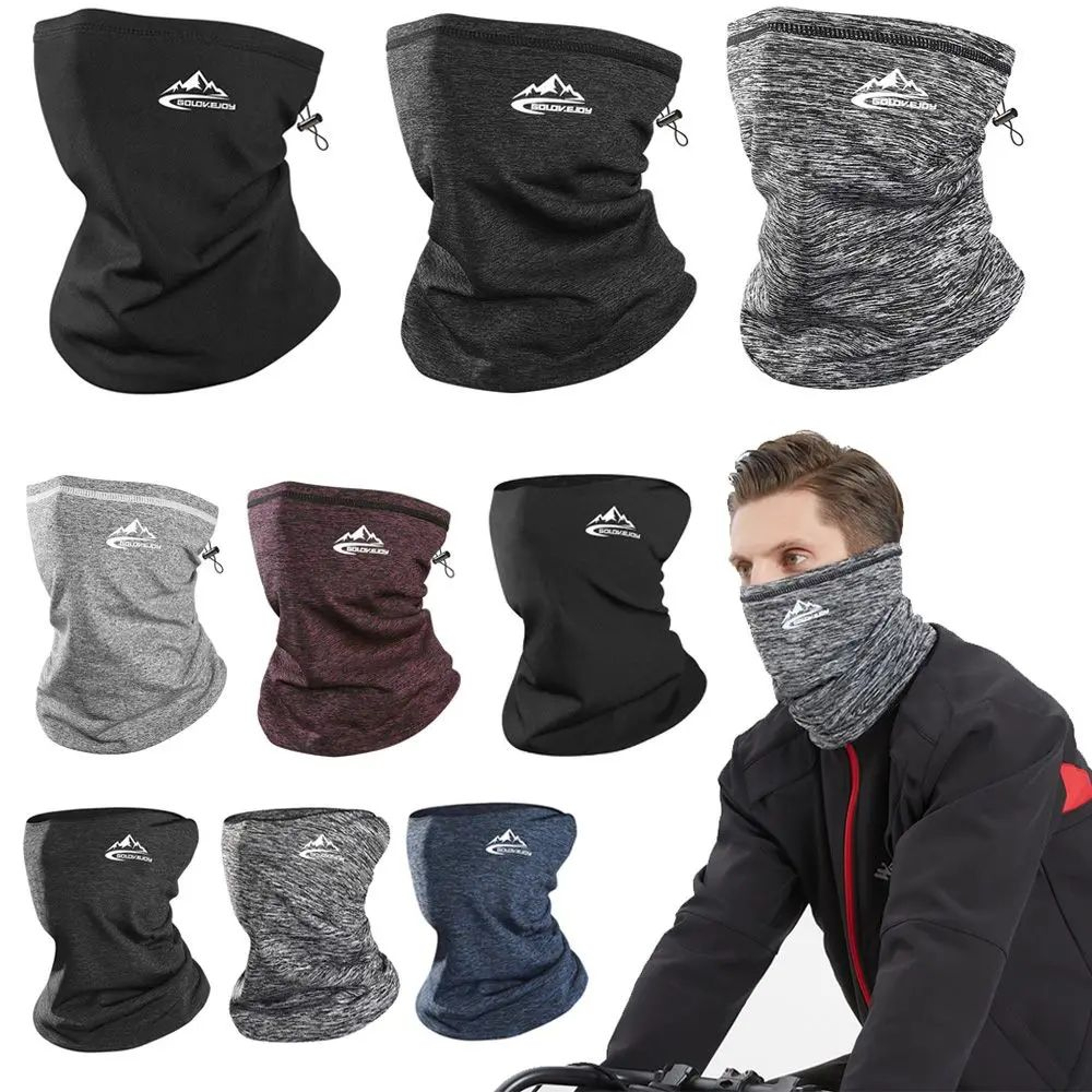 Thermal Fleece Winter Neck Warmer Neck Gaiter For Cycling Running  Outdoor Sports 0