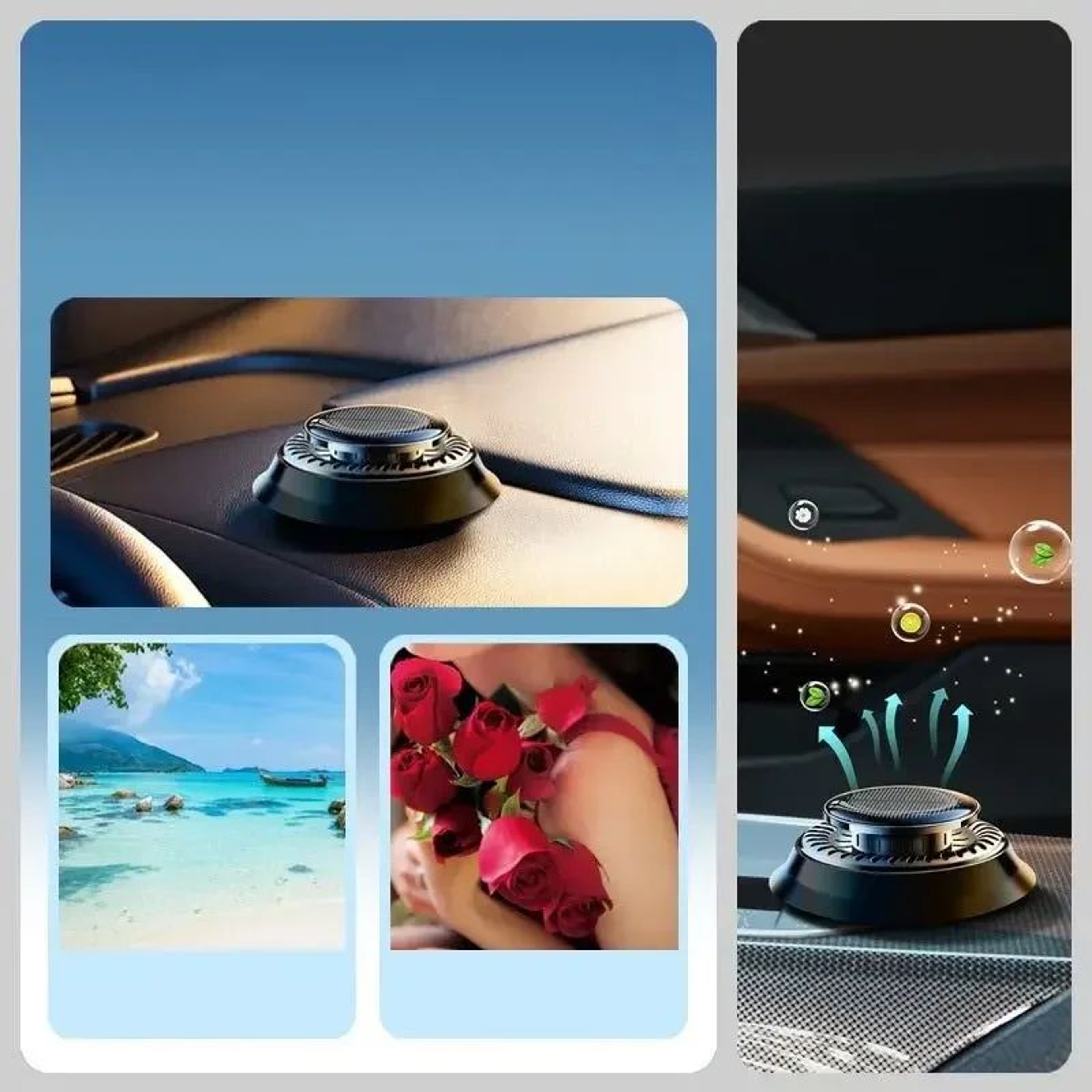 Portable Car Windshield Deicer  Aromatherapy Diffuser  Compact Winter Defroster For Fast Frost And  7