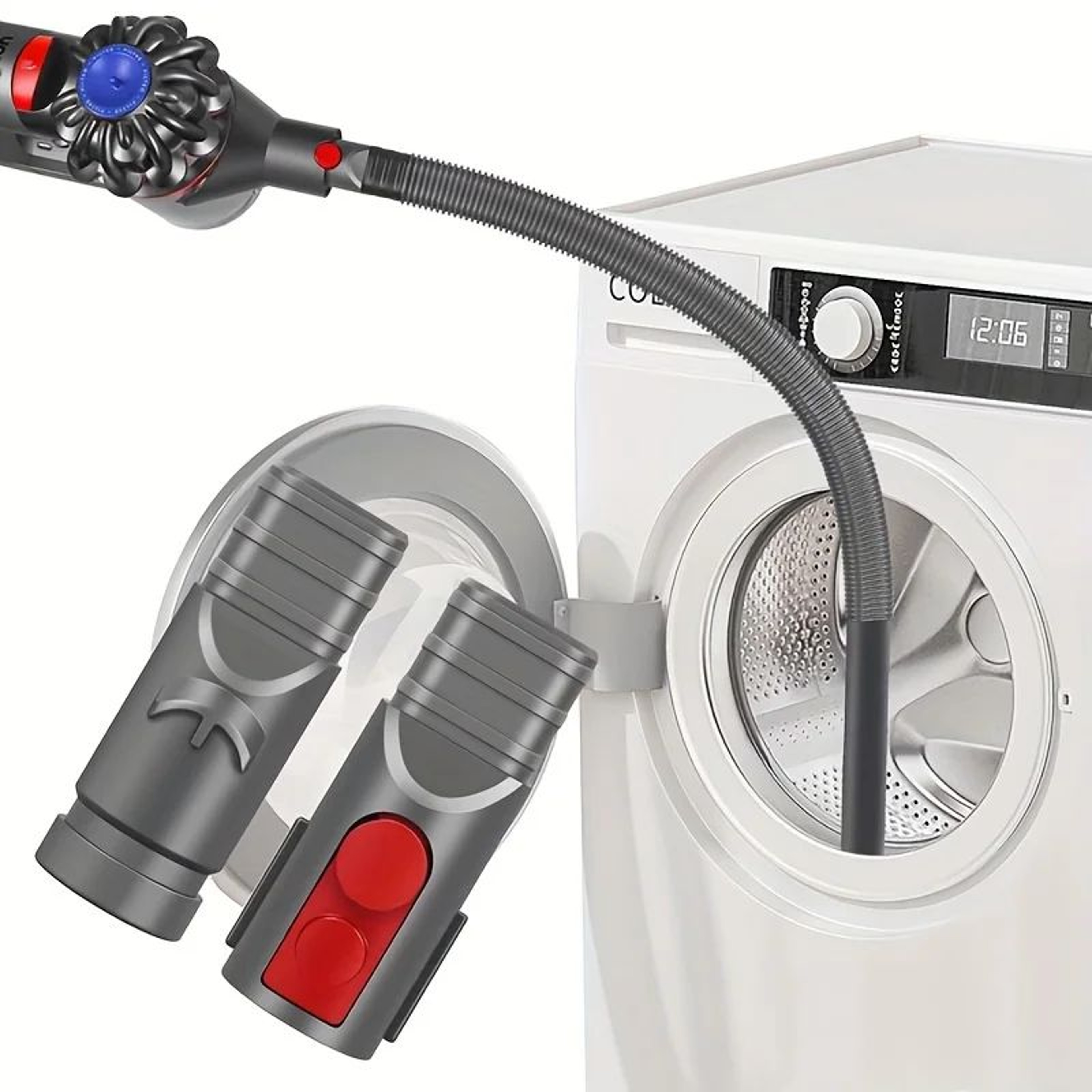 Dyson Dryer Vent Cleaner Kit  Flexible Dryer Vent Hose  Lint Remover Attachment Fits V6V15 1