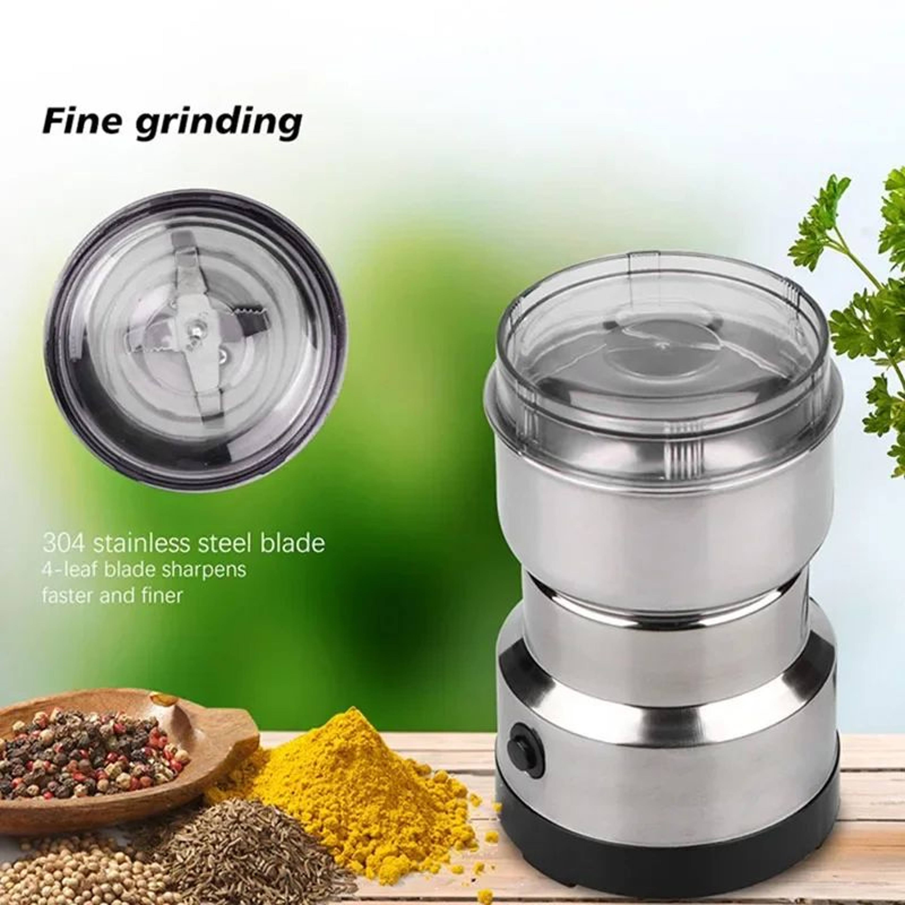 Ultrafine Multipurpose Electric Coffee Grinder  Stainless Steel Coffee Bean Grinder For Spices Seed 0