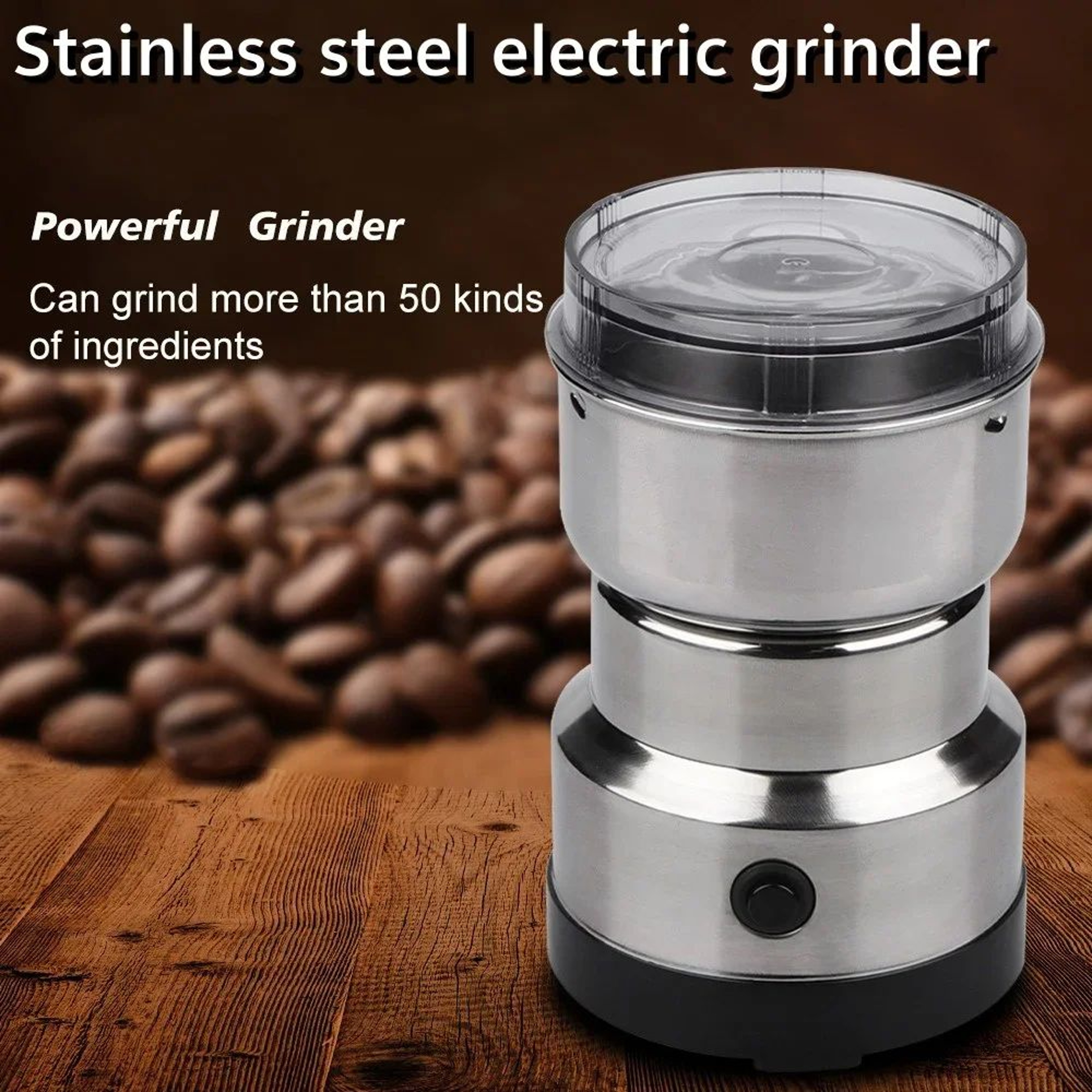 Ultrafine Multipurpose Electric Coffee Grinder  Stainless Steel Coffee Bean Grinder For Spices Seed 1