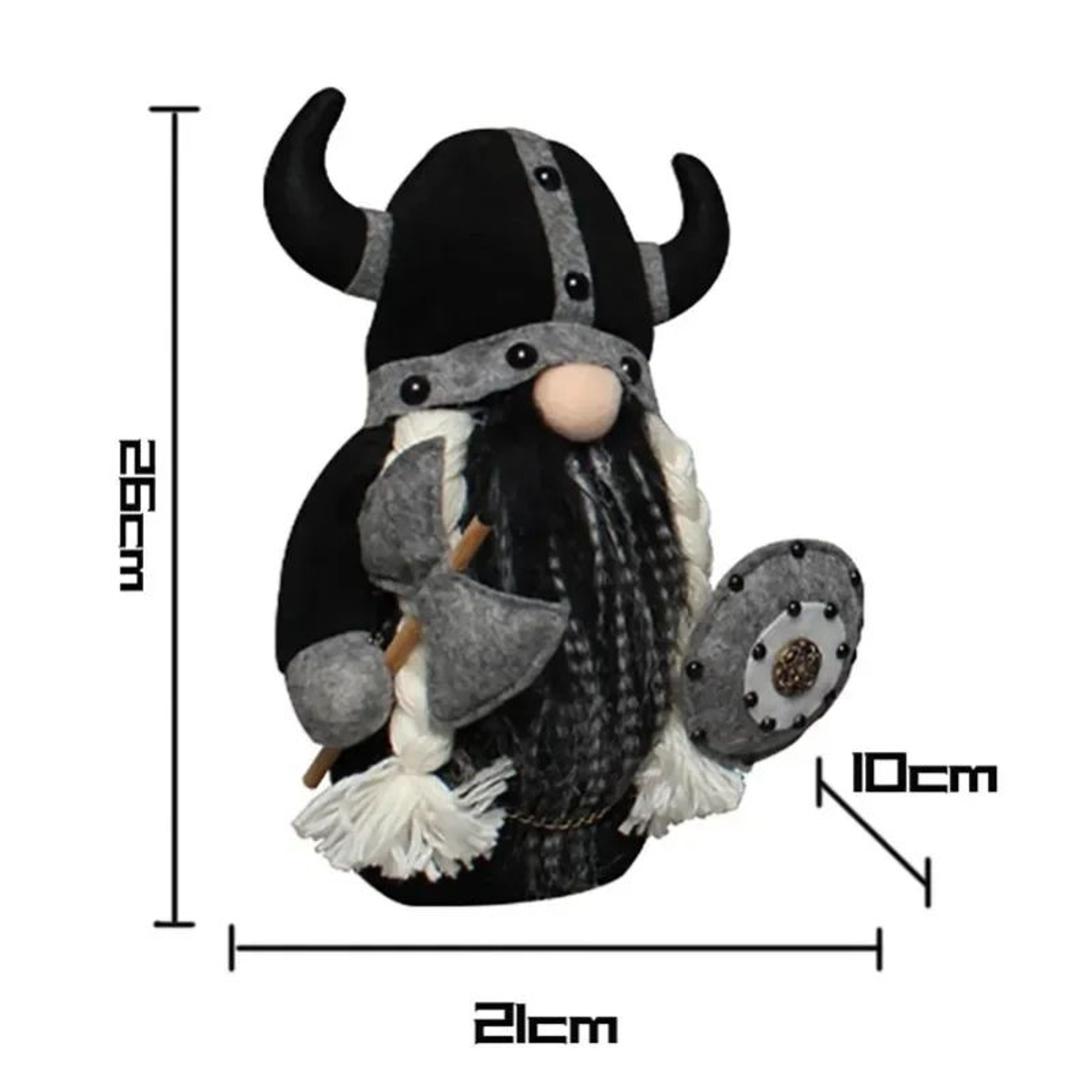 Faceless Viking  Knight Gnome Plush Doll  Whimsical Gnome Home Decor  Cozy Gnome Gift 5