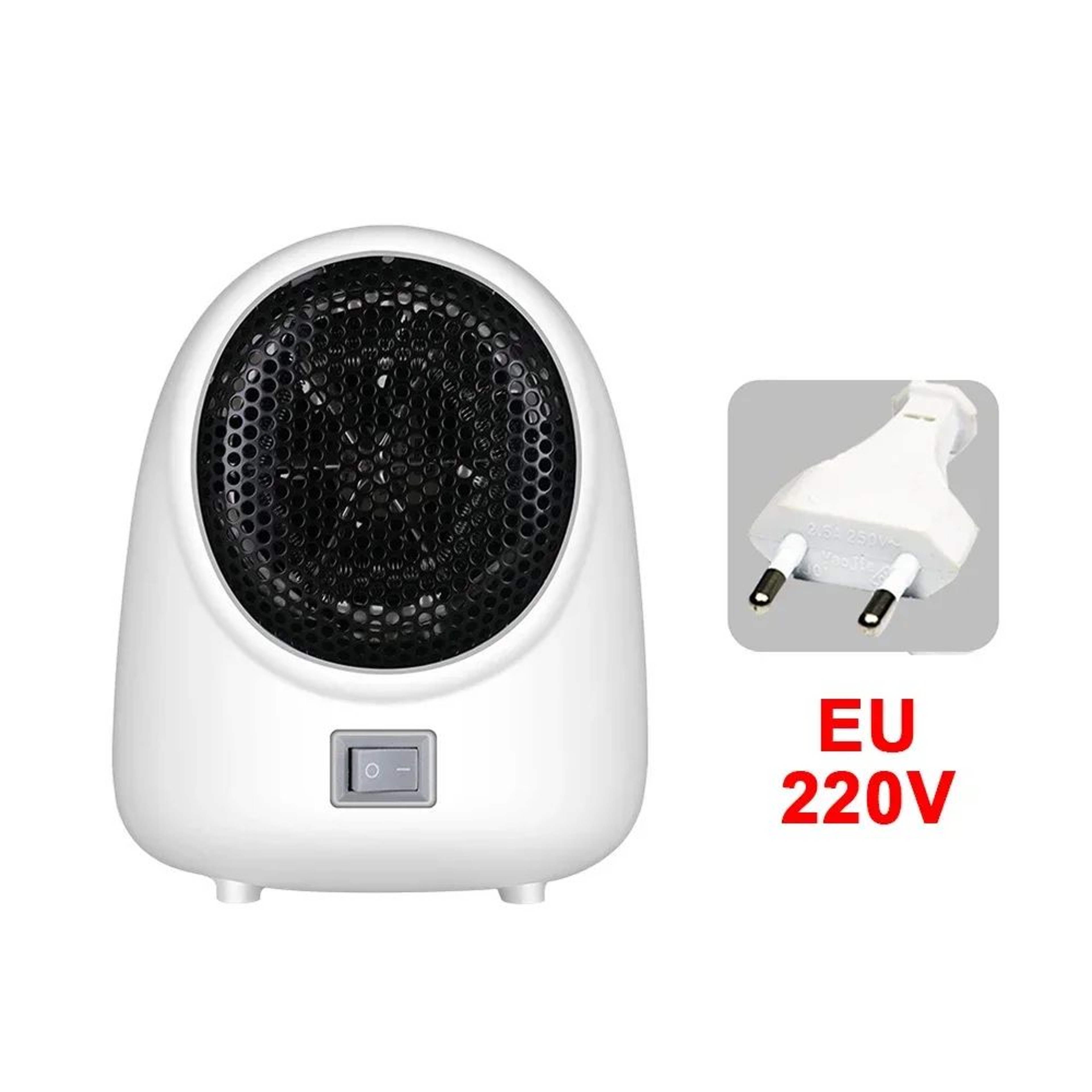 FastHeat Mini Space Heater 220V  Portable Electric Desktop Heater For Home  Office 6
