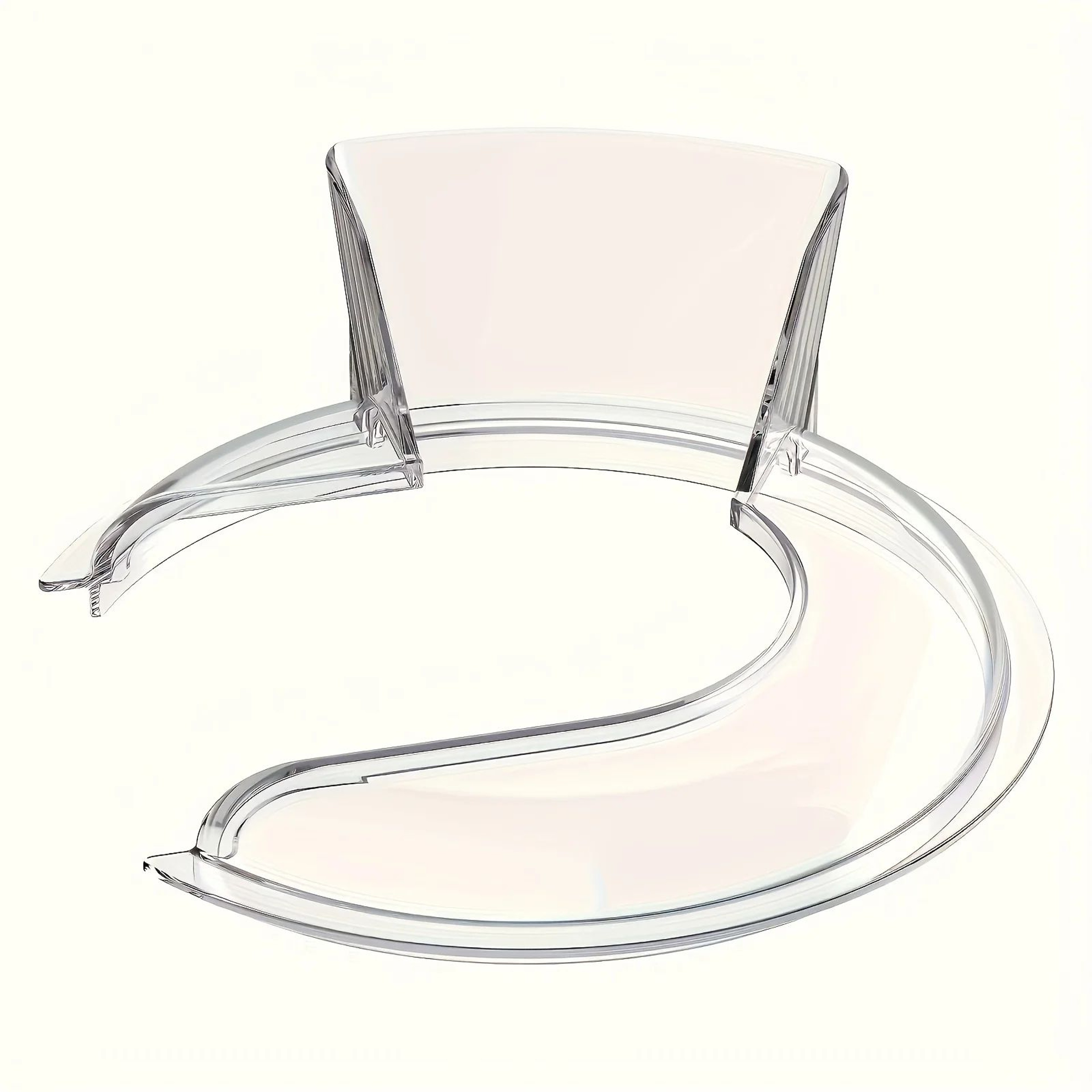 CleanPour KitchenAid Splatter Guard With Clear Chute  Precision Pouring Shield For 455 Quart TiltHe 1
