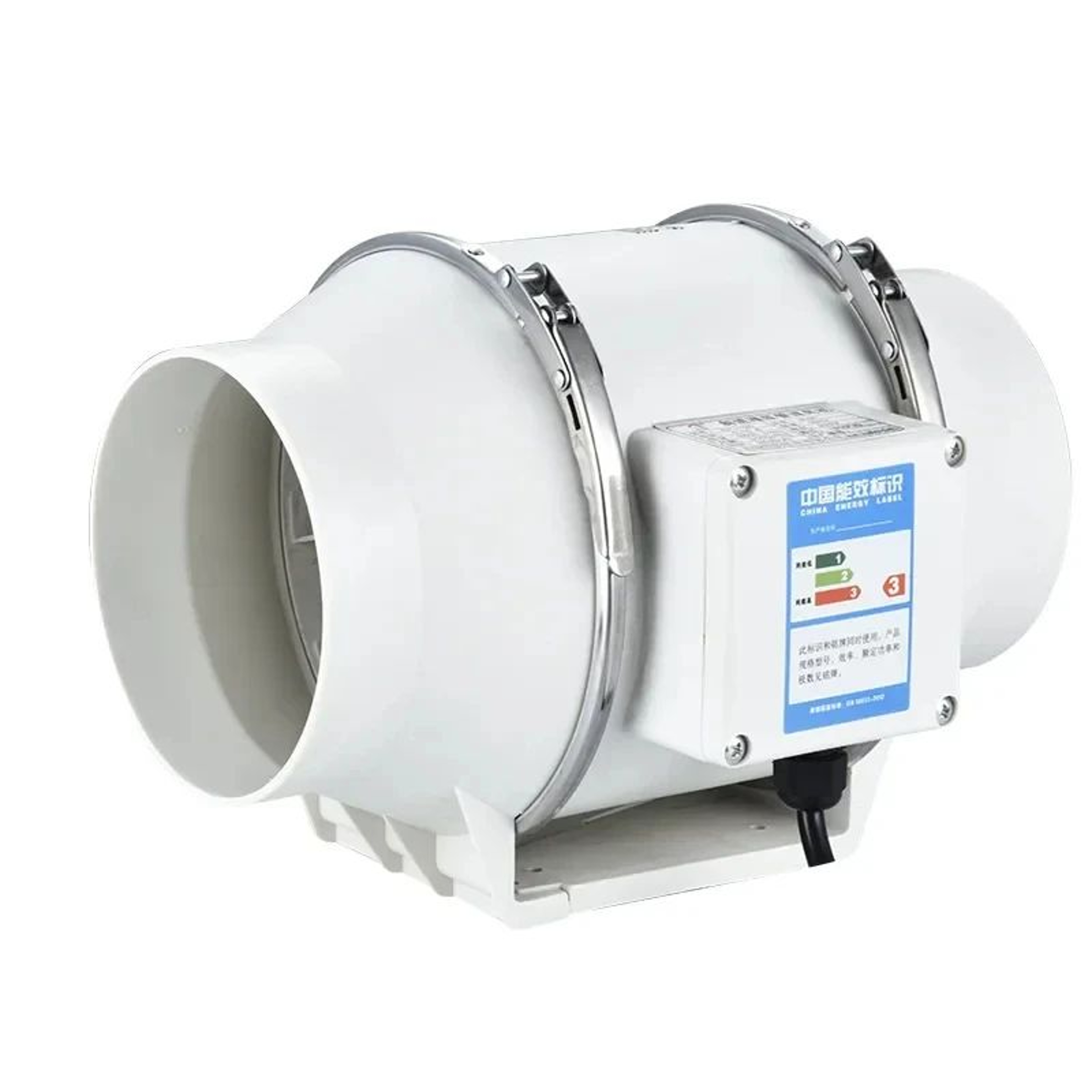 UltraQuiet Inline Duct Fan For Bathroom  Kitchen  WallMount Ventilation Exhaust With AirPurifying F 0
