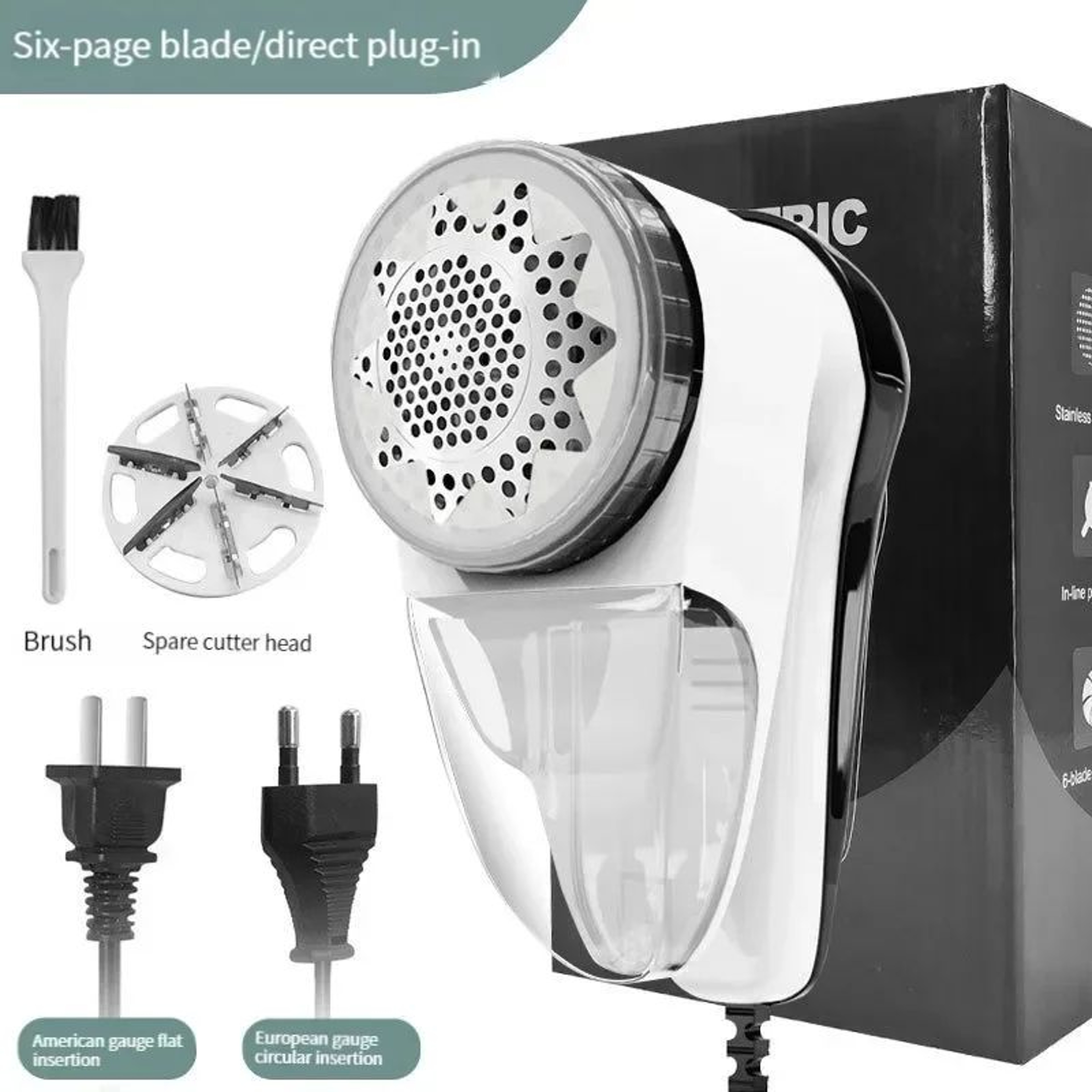 Portable Electric Lint Remover Fabric Shaver  Rechargeable Sweater Pill Remover For Clothes Curtain 0