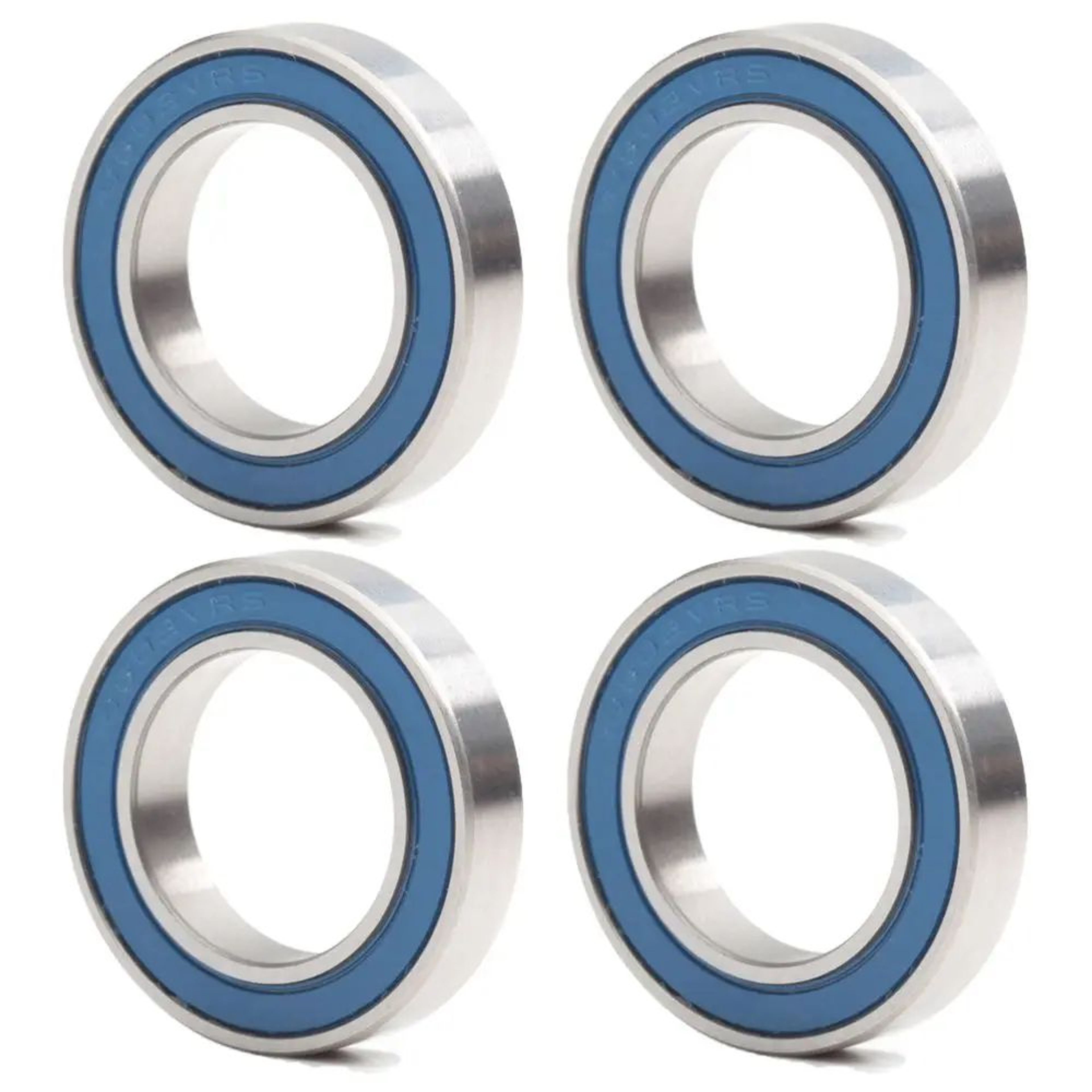 6802 MAX Bike Pivot Bearings 15x24x5mm 4Pack  FullBall Chrome Steel Sealed Suspension Bearings 4